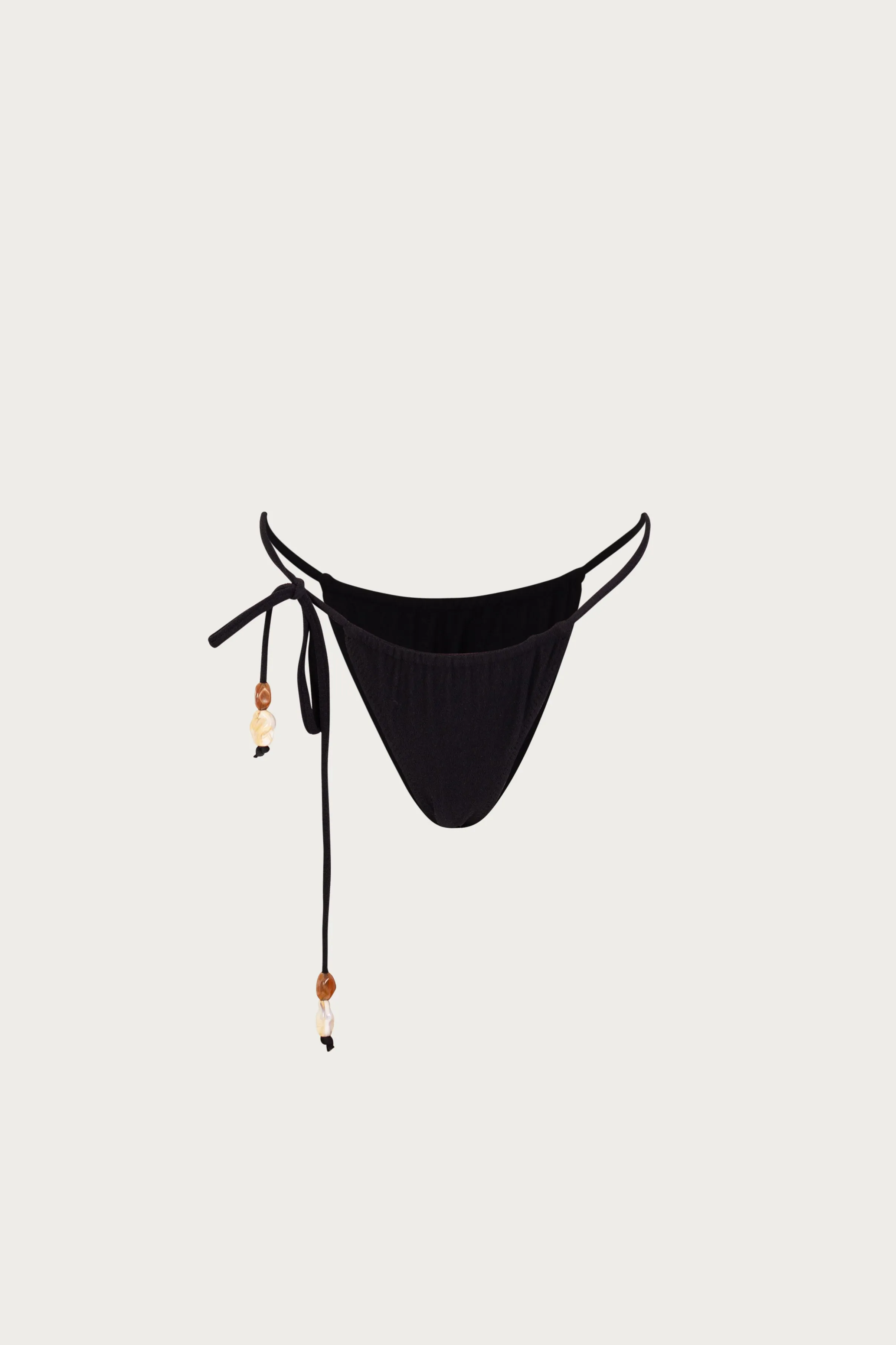 Stone Beaded String Bottom (Faux Suede Black) sold by SAME