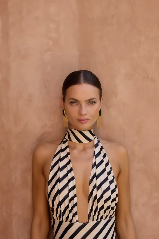 V One Piece (Diagonal Stripe) sold by SAME