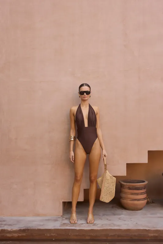 V One Piece (Chocolate Brown) sold by SAME