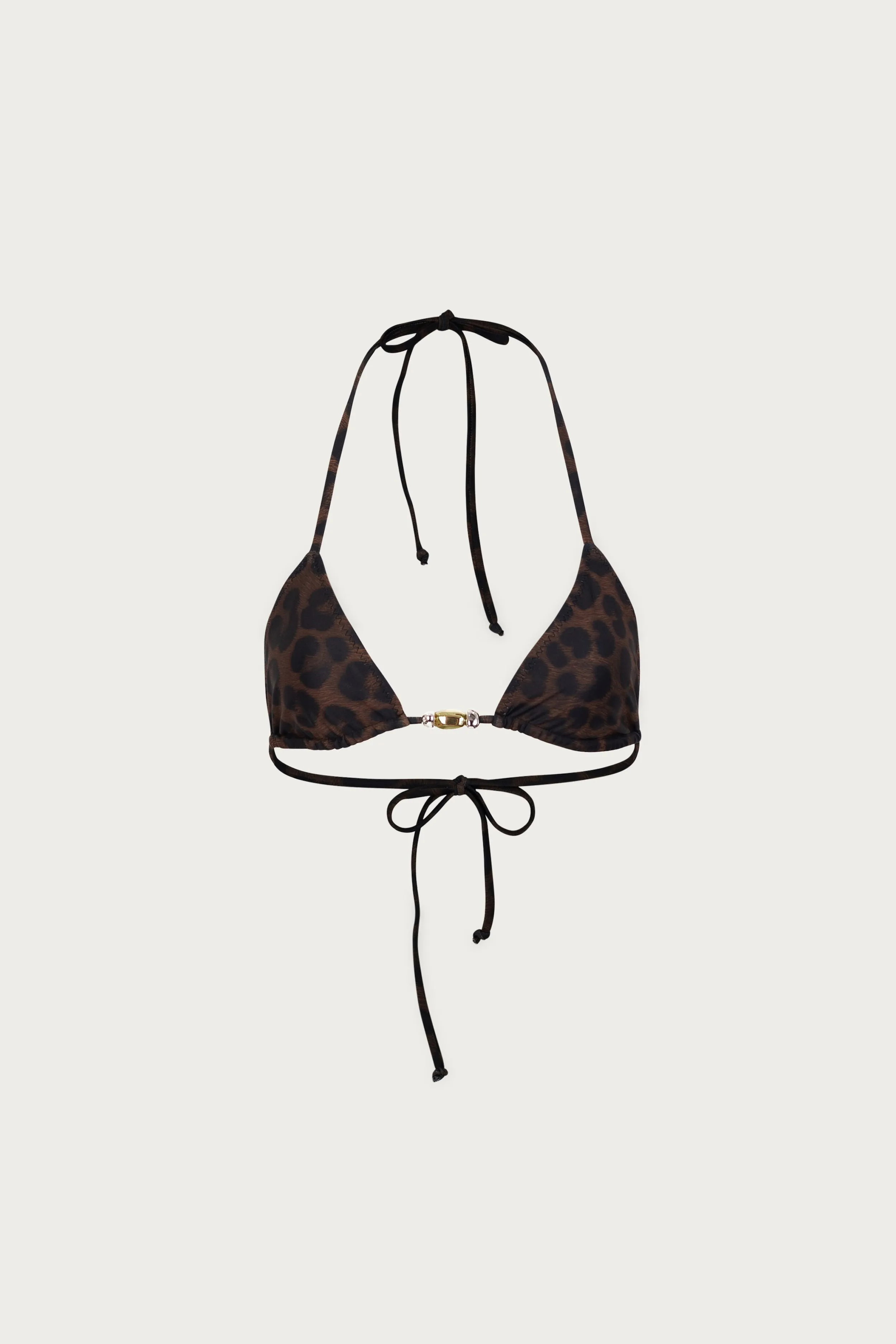 Stone Beaded Triangle Top (Cheetah) sold by SAME