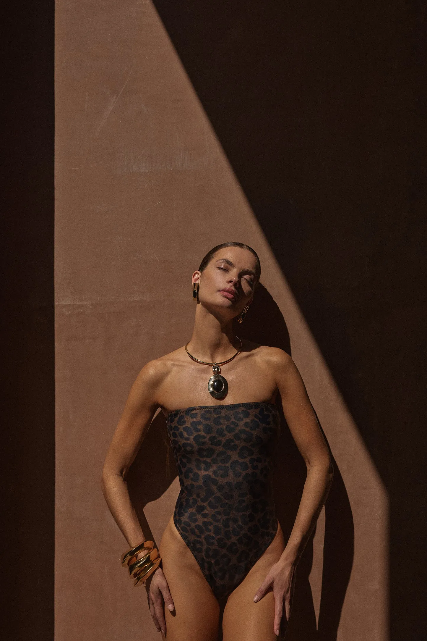 Strapless One Piece (Cheetah) sold by SAME product image thumbnail 2