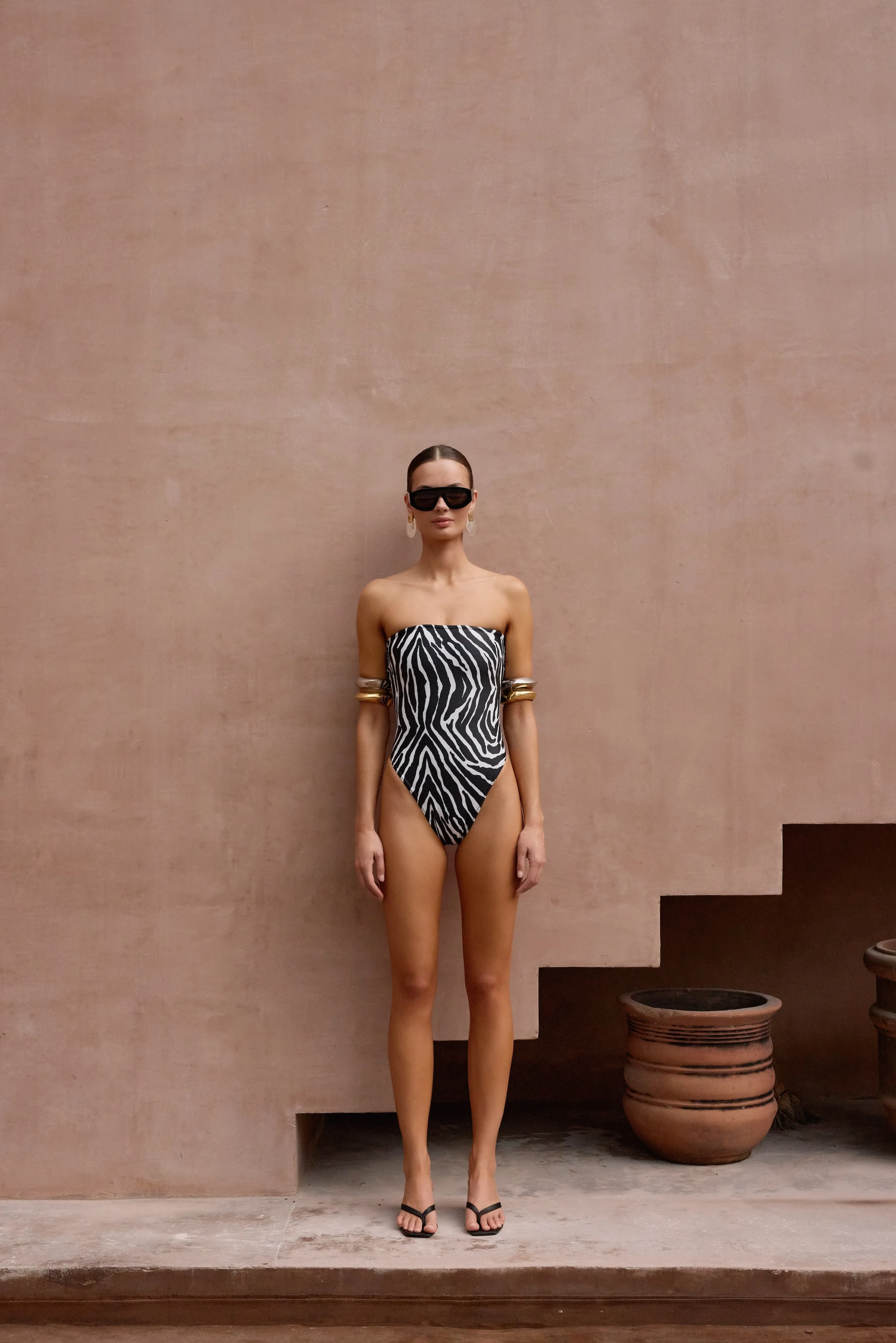 Strapless One Piece (Zebra) sold by SAME product image thumbnail 2