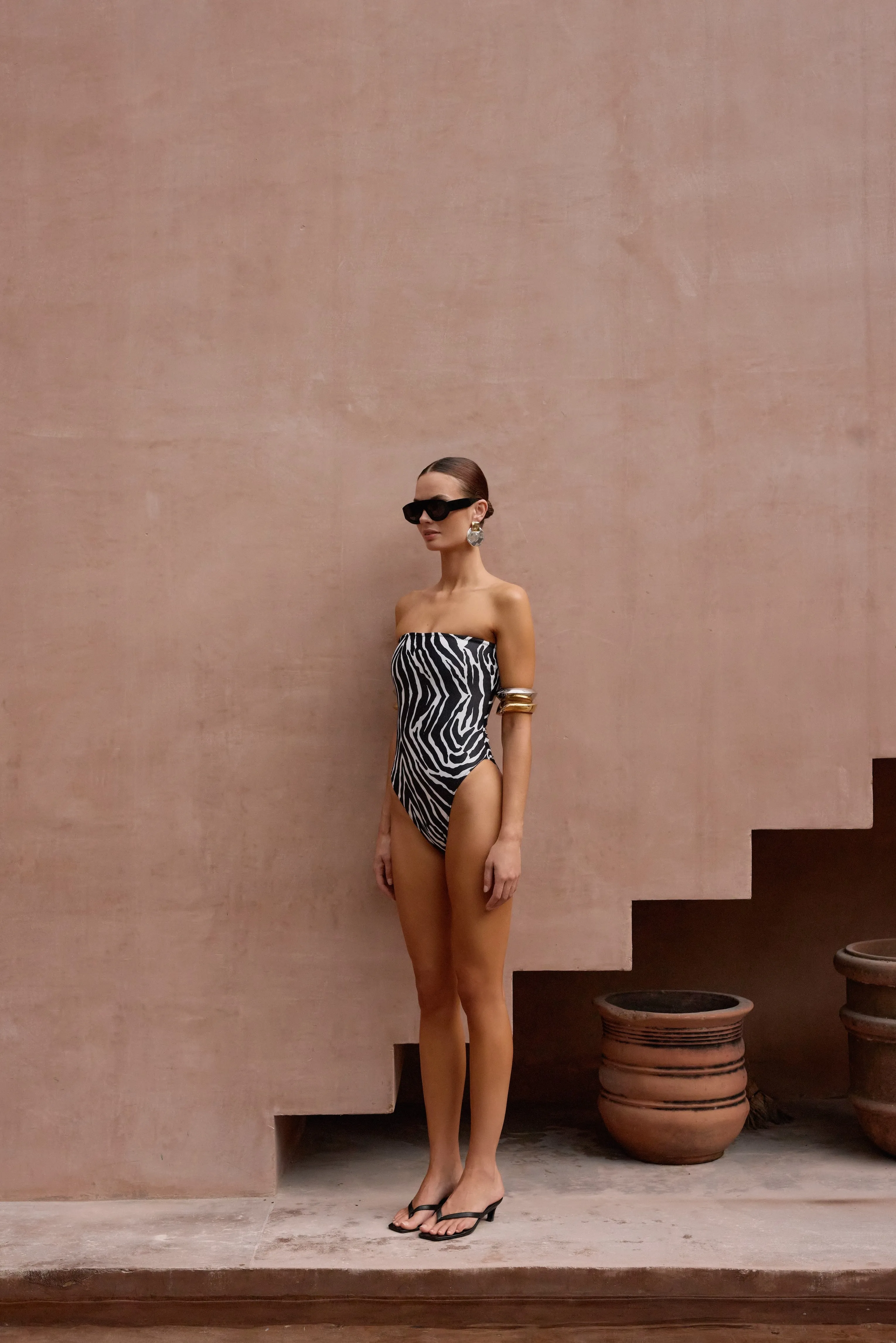 Strapless One Piece (Zebra) sold by SAME product image thumbnail 3