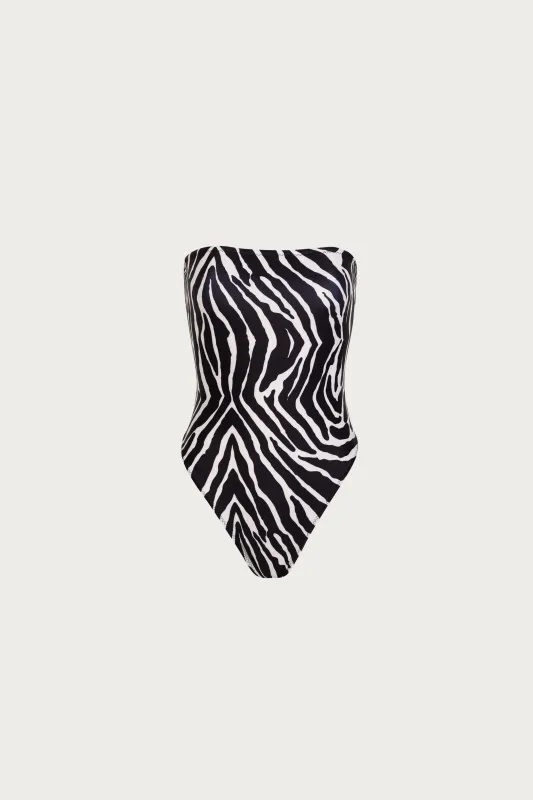 Strapless One Piece (Zebra) sold by SAME