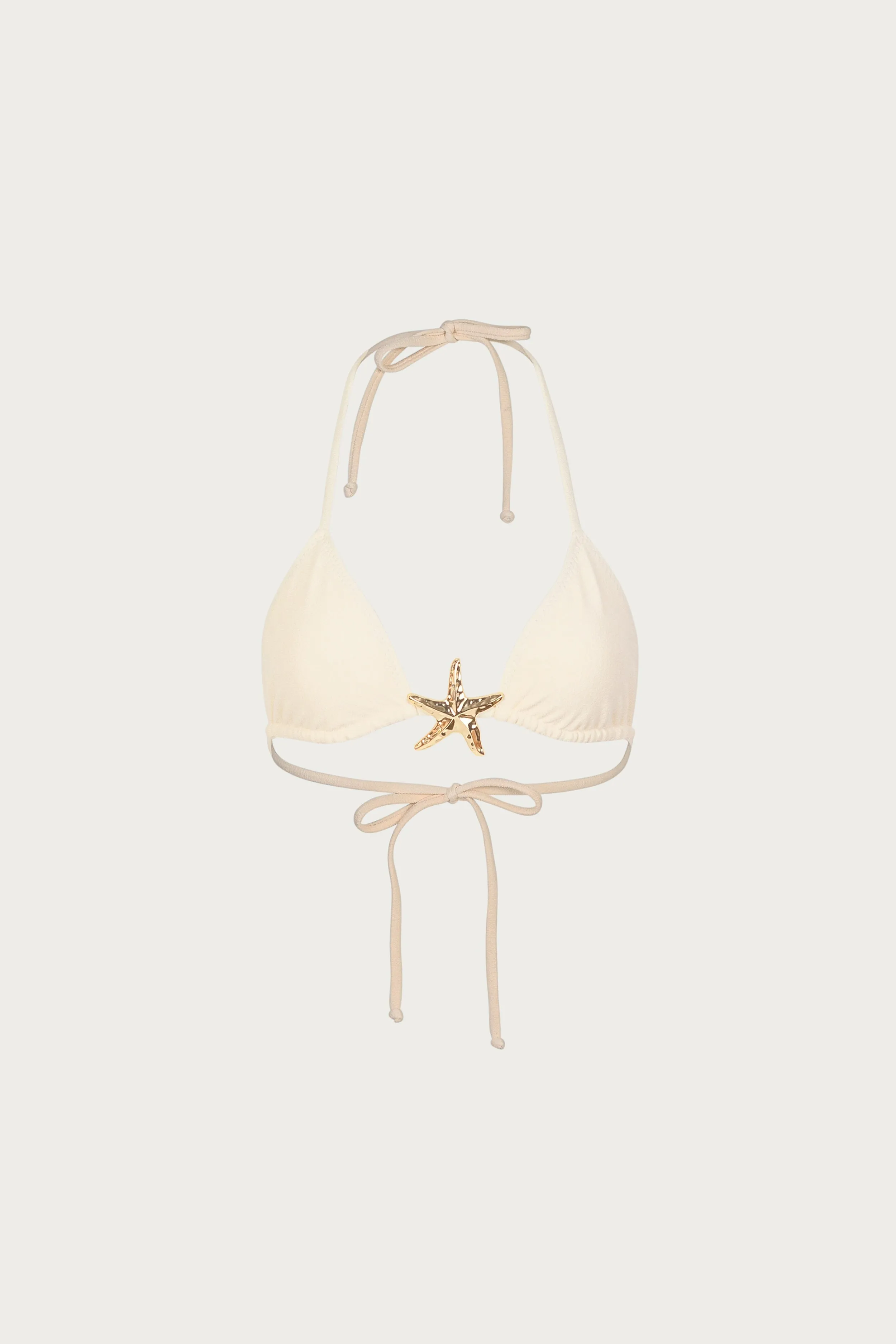 Starfish Triangle Top (Faux Suede Cream) sold by SAME