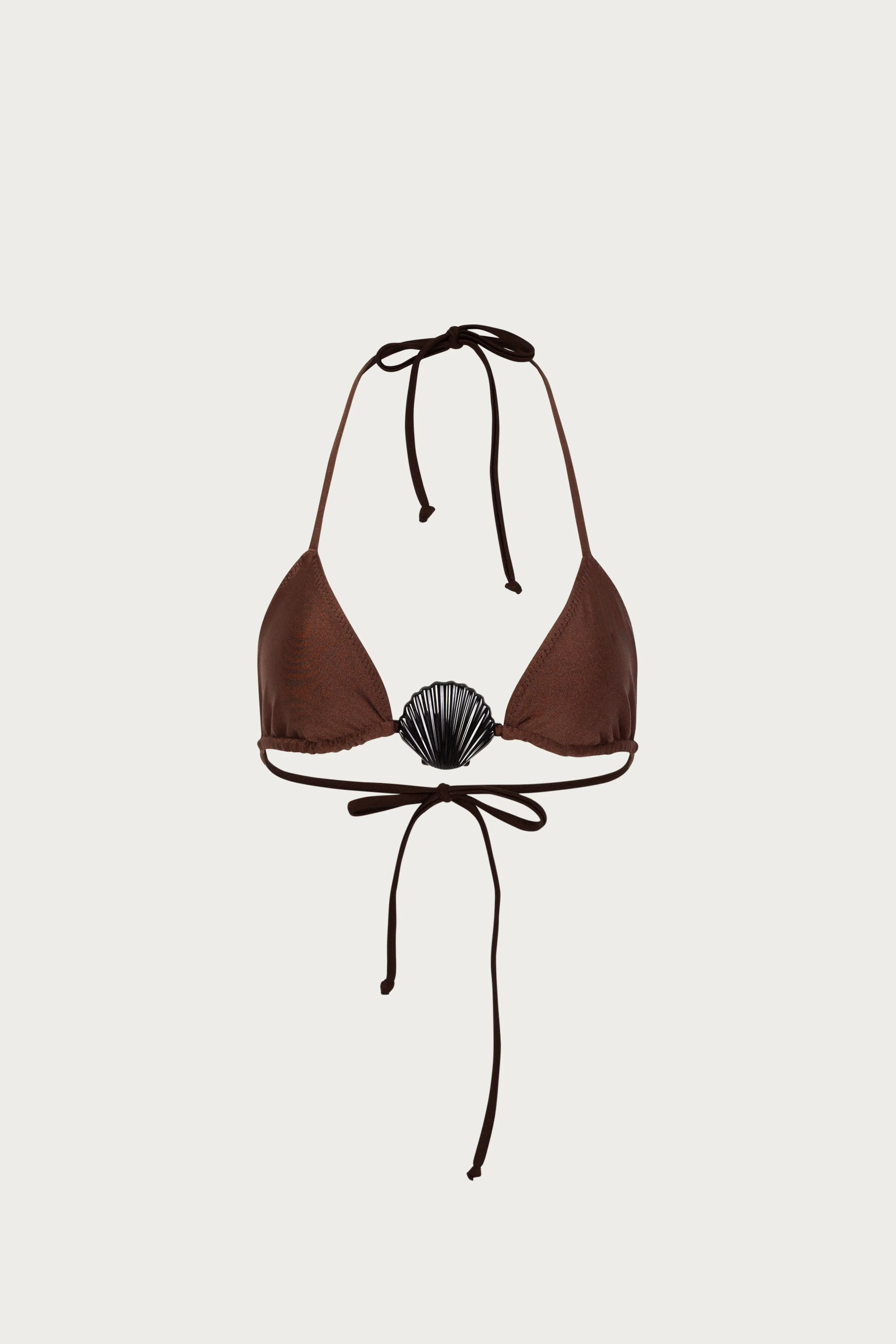 Shell Triangle Top (Chocolate Brown) sold by SAME
