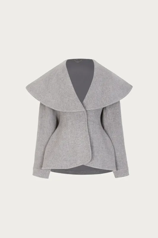 Short Wool Coat (Gray) sold by SAME