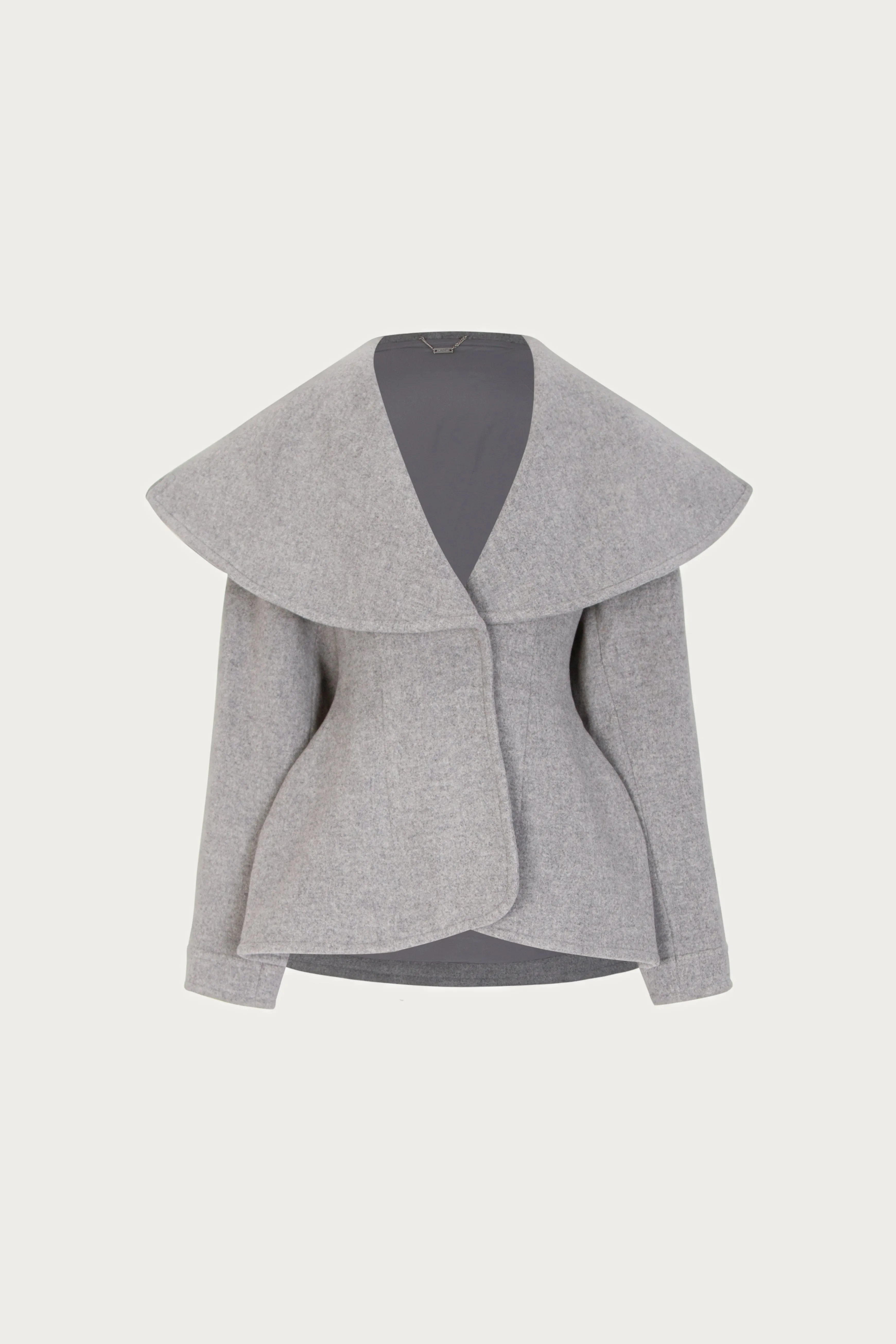 Short Wool Coat (Gray) sold by SAME