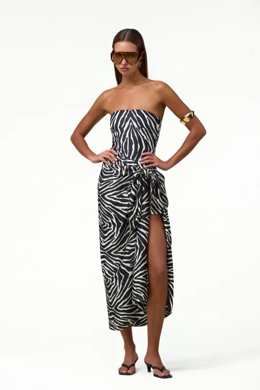Silk Sarong (Zebra) sold by SAME