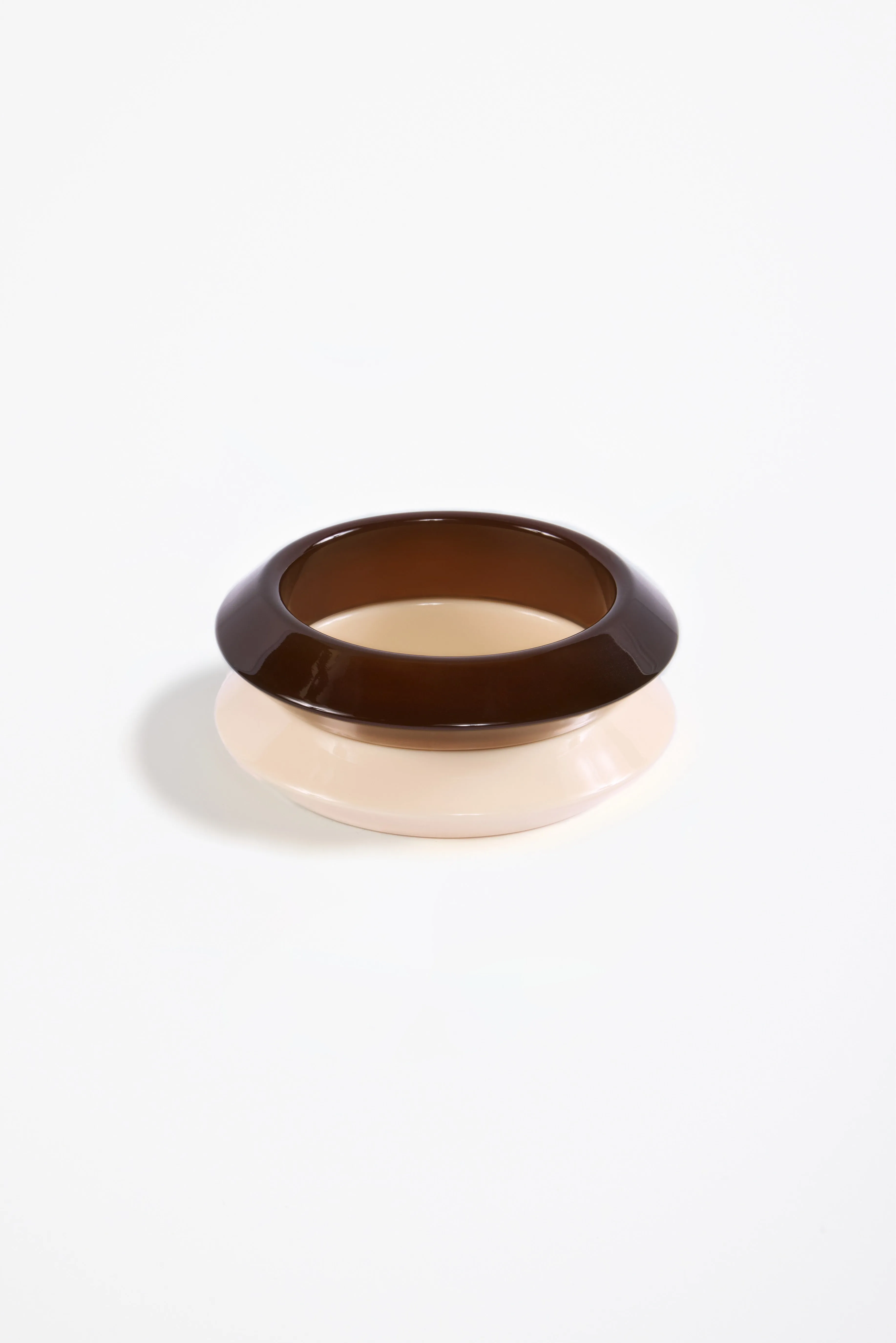 Knife Bangle Set (Bone/Brown Resin) sold by SAME product image thumbnail 5