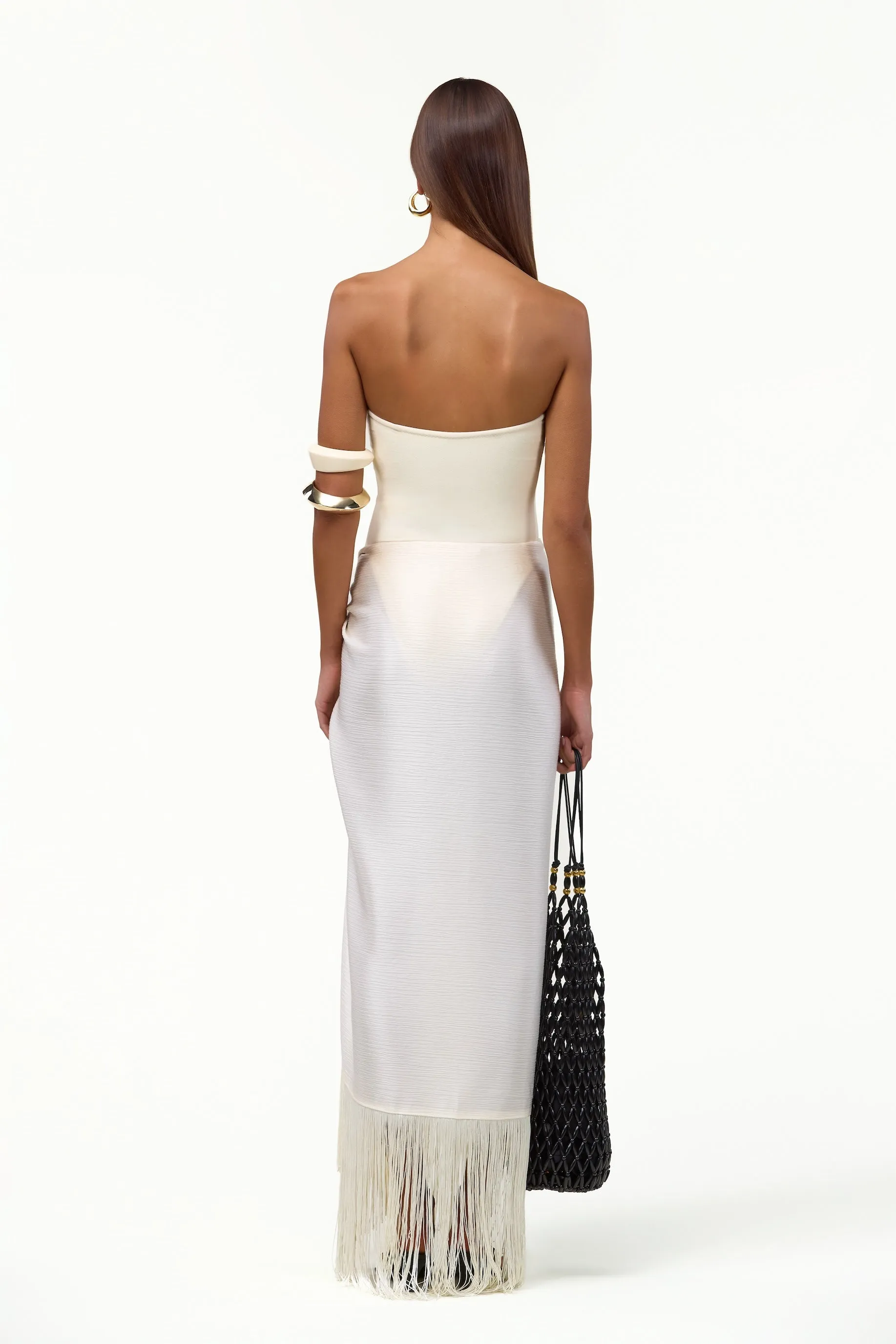 Fringe Sarong (Cream) sold by SAME product image thumbnail 4