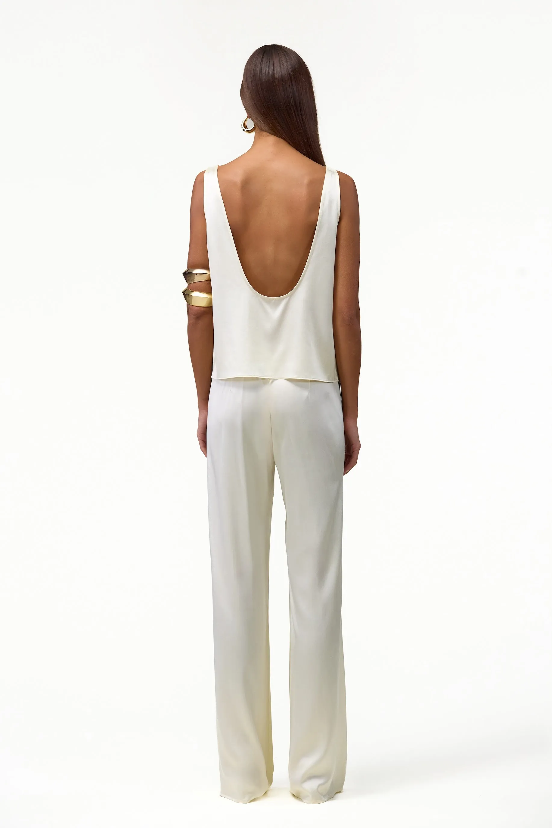 Silk Top (Cream) sold by SAME product image thumbnail 4