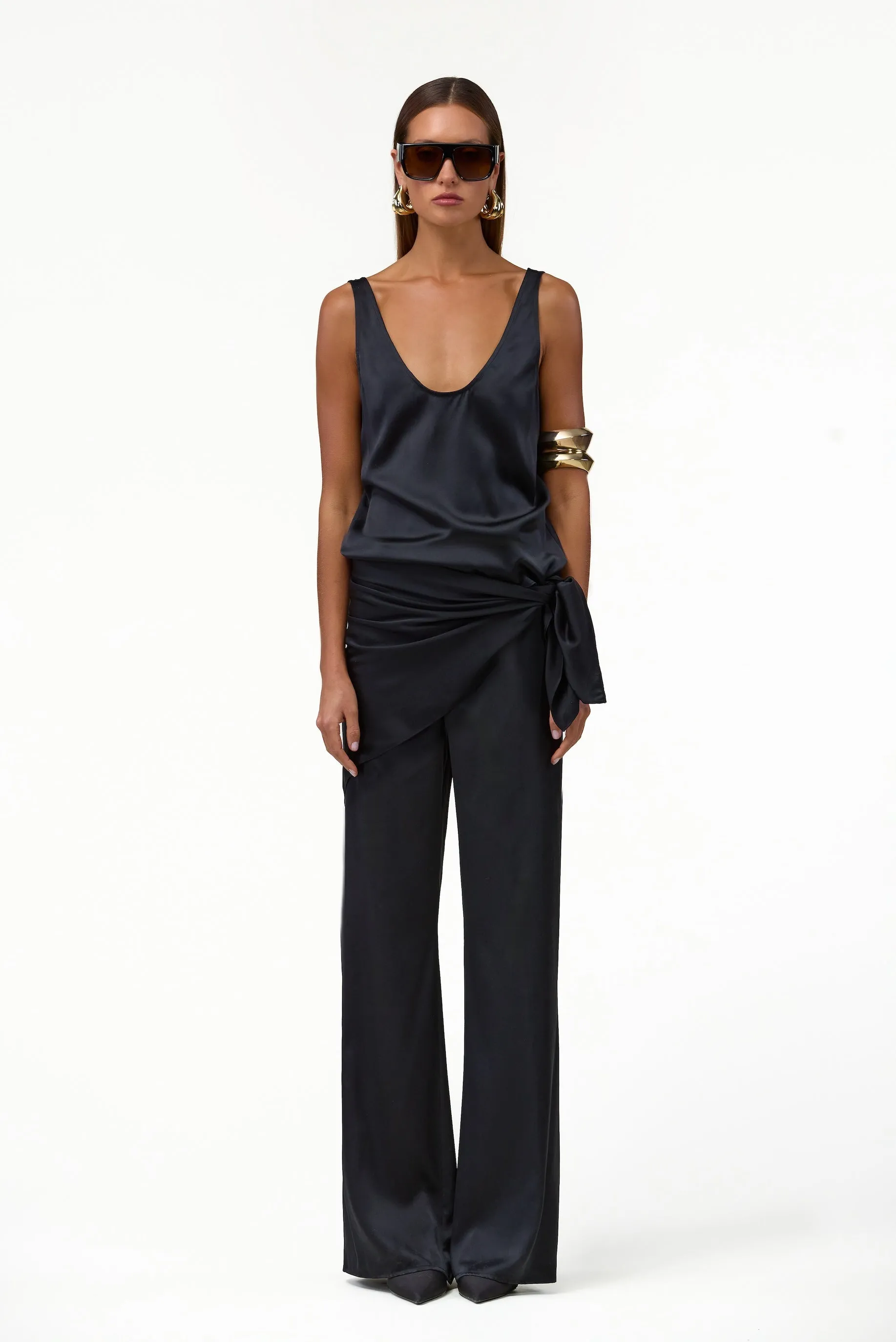 Silk Pant (Black) sold by SAME product image thumbnail 3