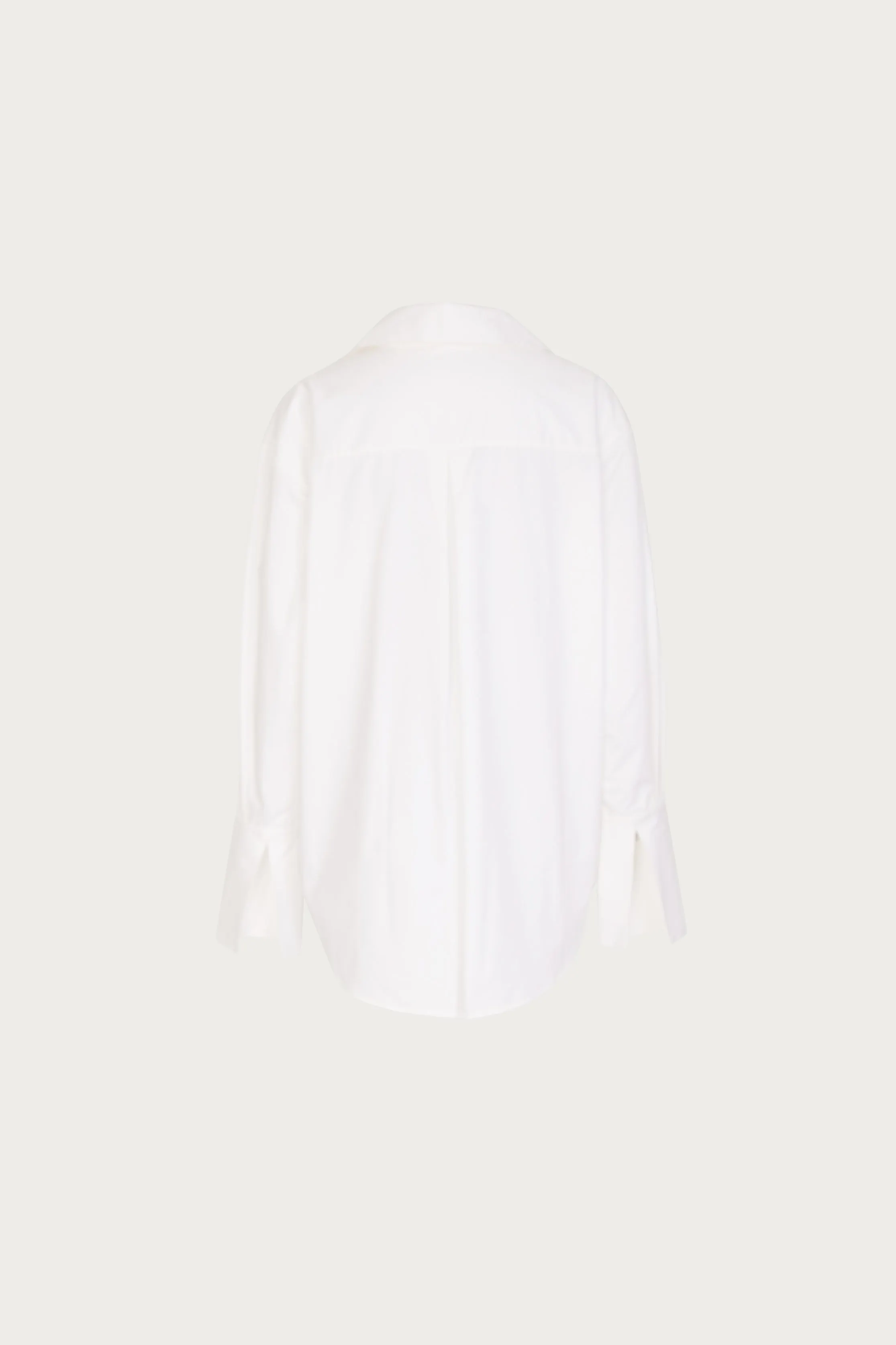 Oversized Poplin Shirt (White) sold by SAME product image thumbnail 5