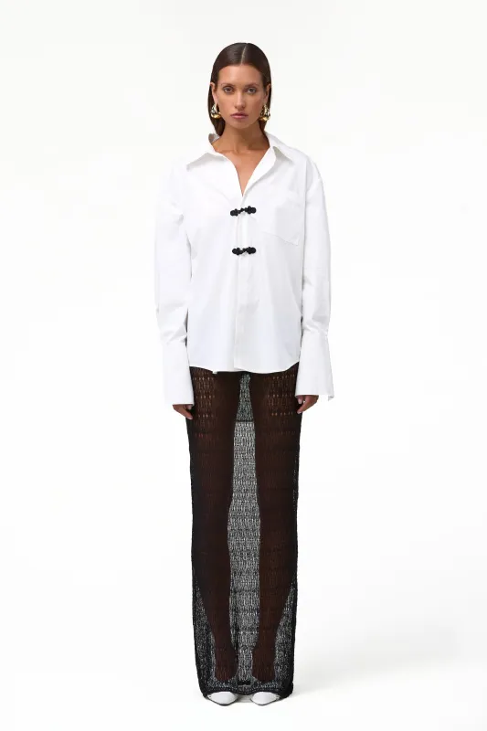 Oversized Poplin Shirt (White) sold by SAME