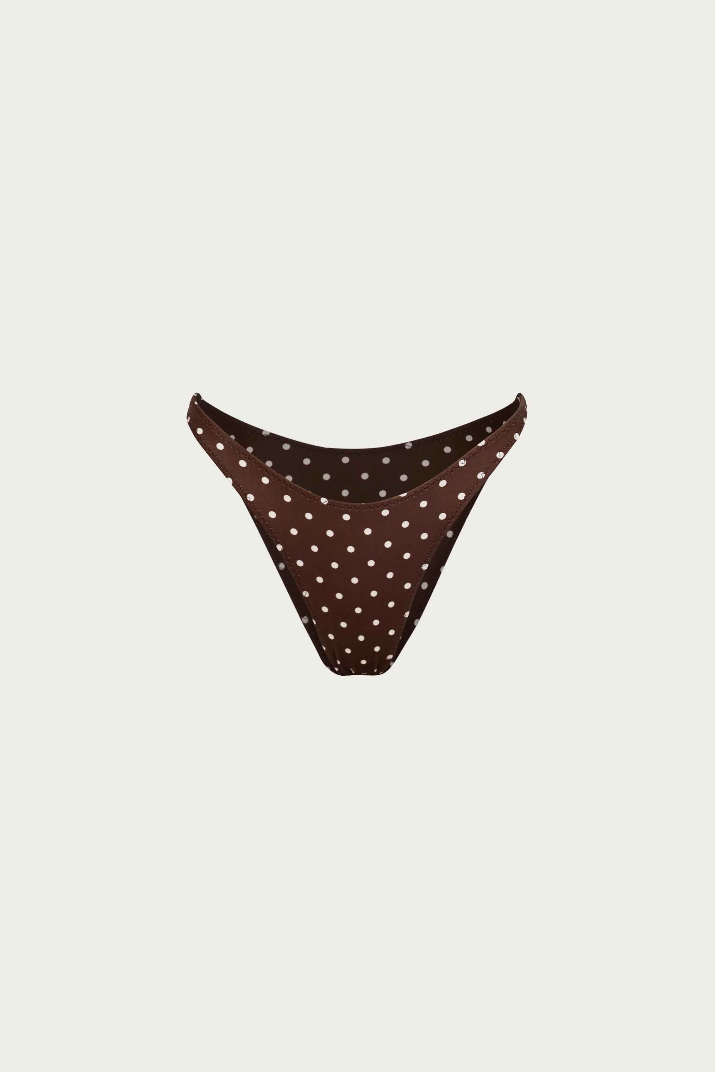 90s Bottom (Brown Cream Polka Dot) sold by SAME
