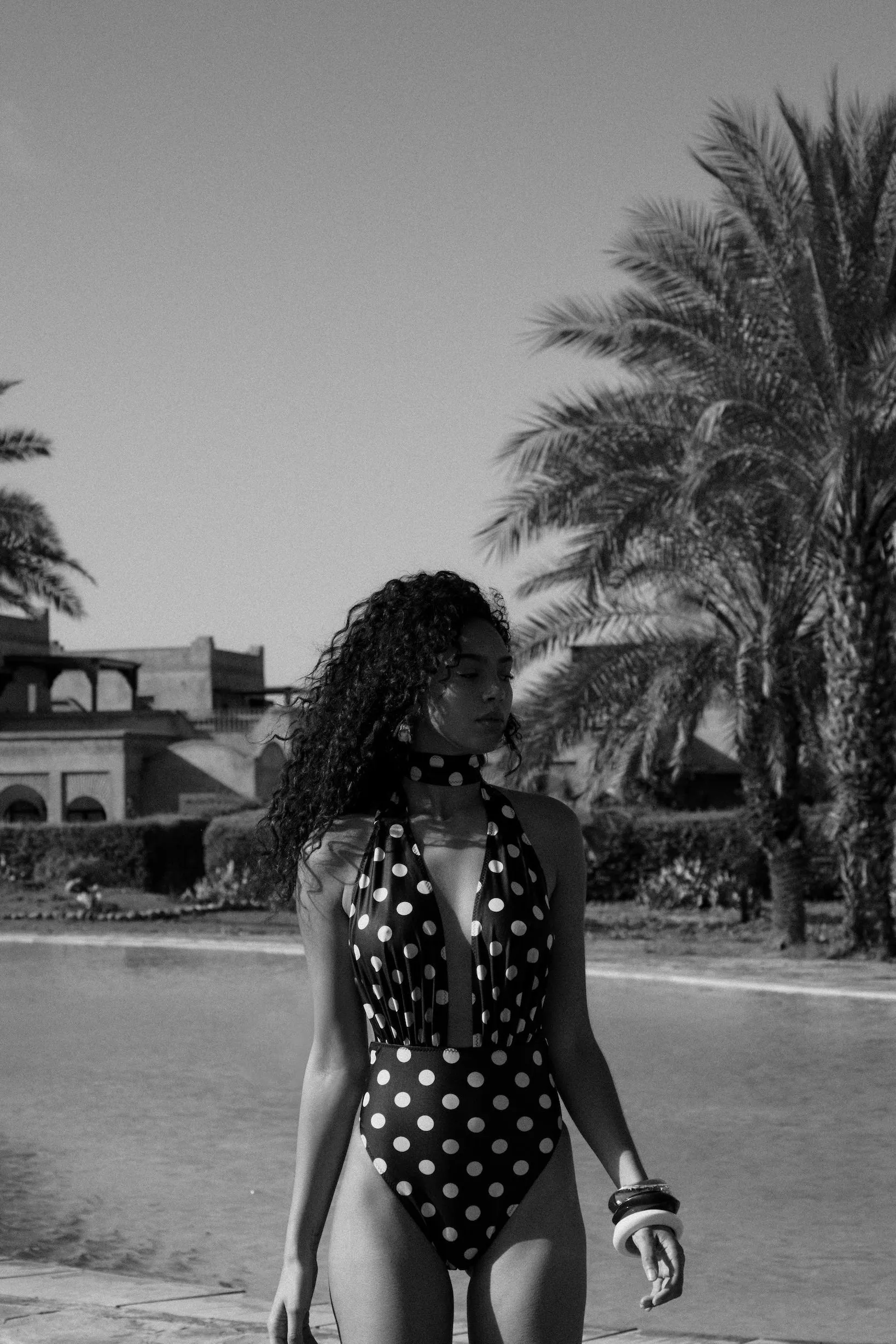 V One Piece (Black Taupe Polka Dot) sold by SAME product image thumbnail 2