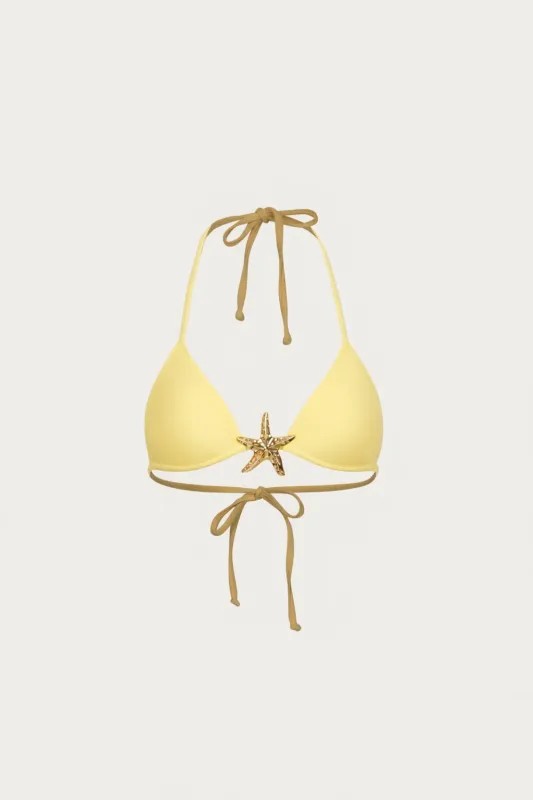 Starfish Triangle Top (Butter Yellow) made by SAME