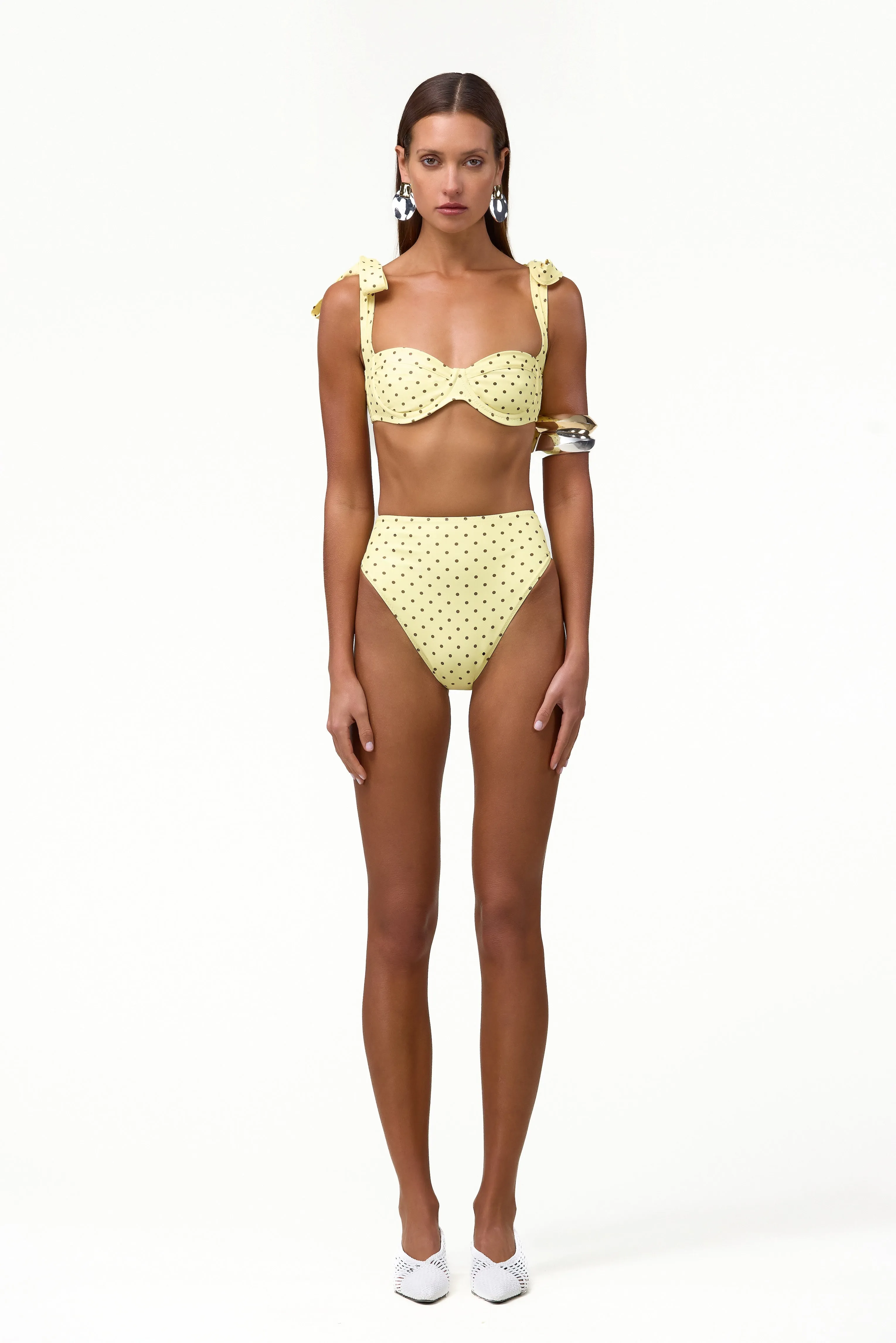 High Rise Bottom (Yellow Brown Polka Dot) sold by SAME product image thumbnail 2