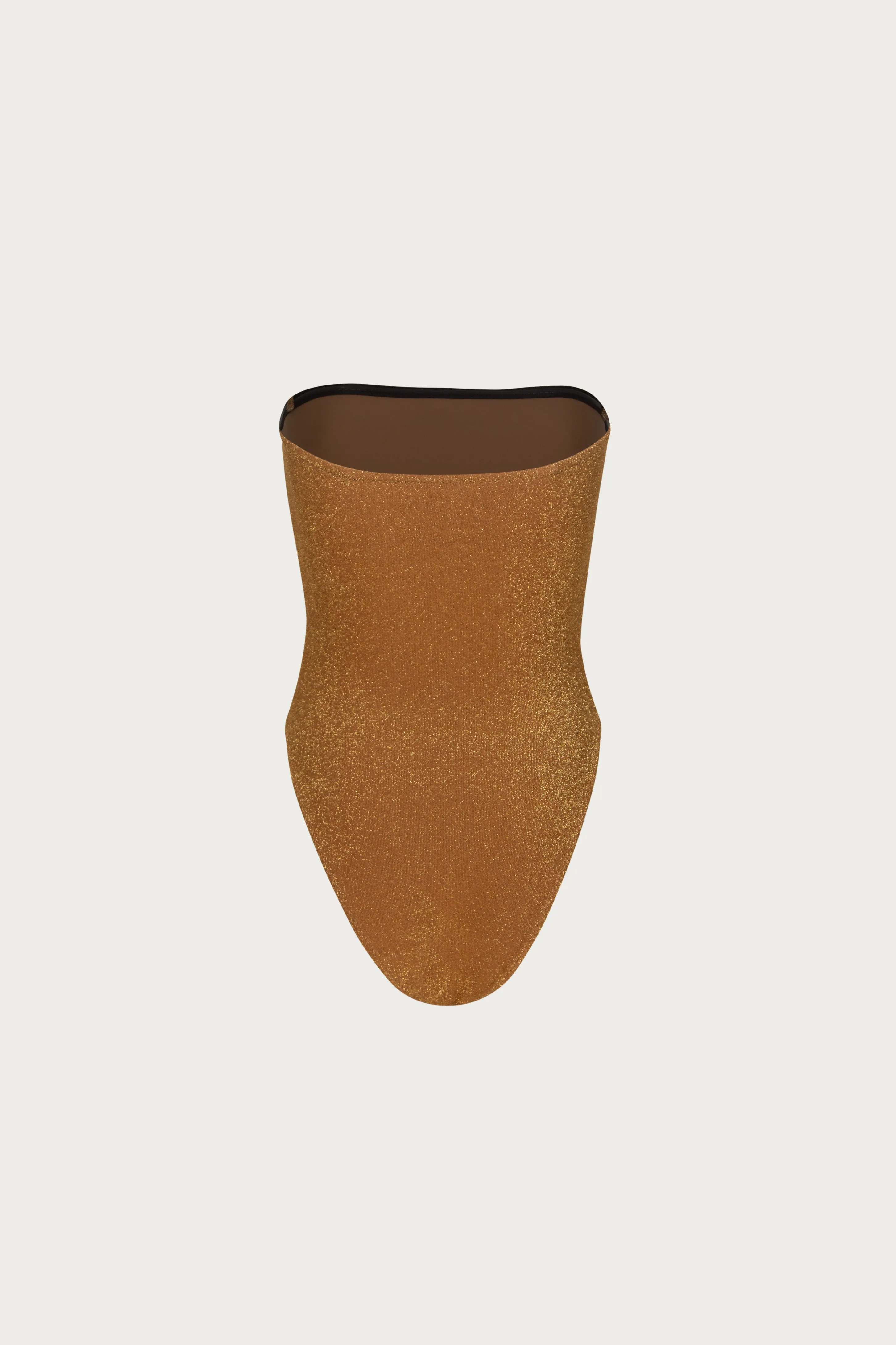 Strapless One Piece (Mocha Shimmer Lurex) sold by SAME product image thumbnail 5