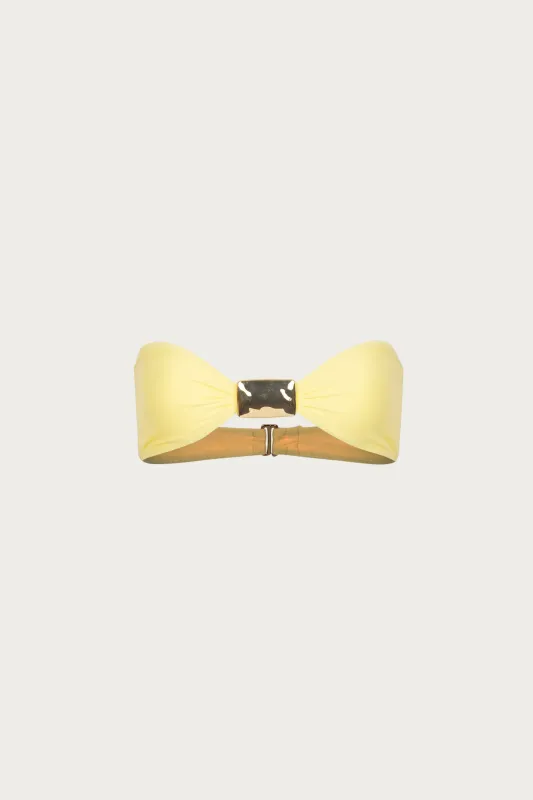 Hammer Bandeau Top (Butter Yellow) made by SAME