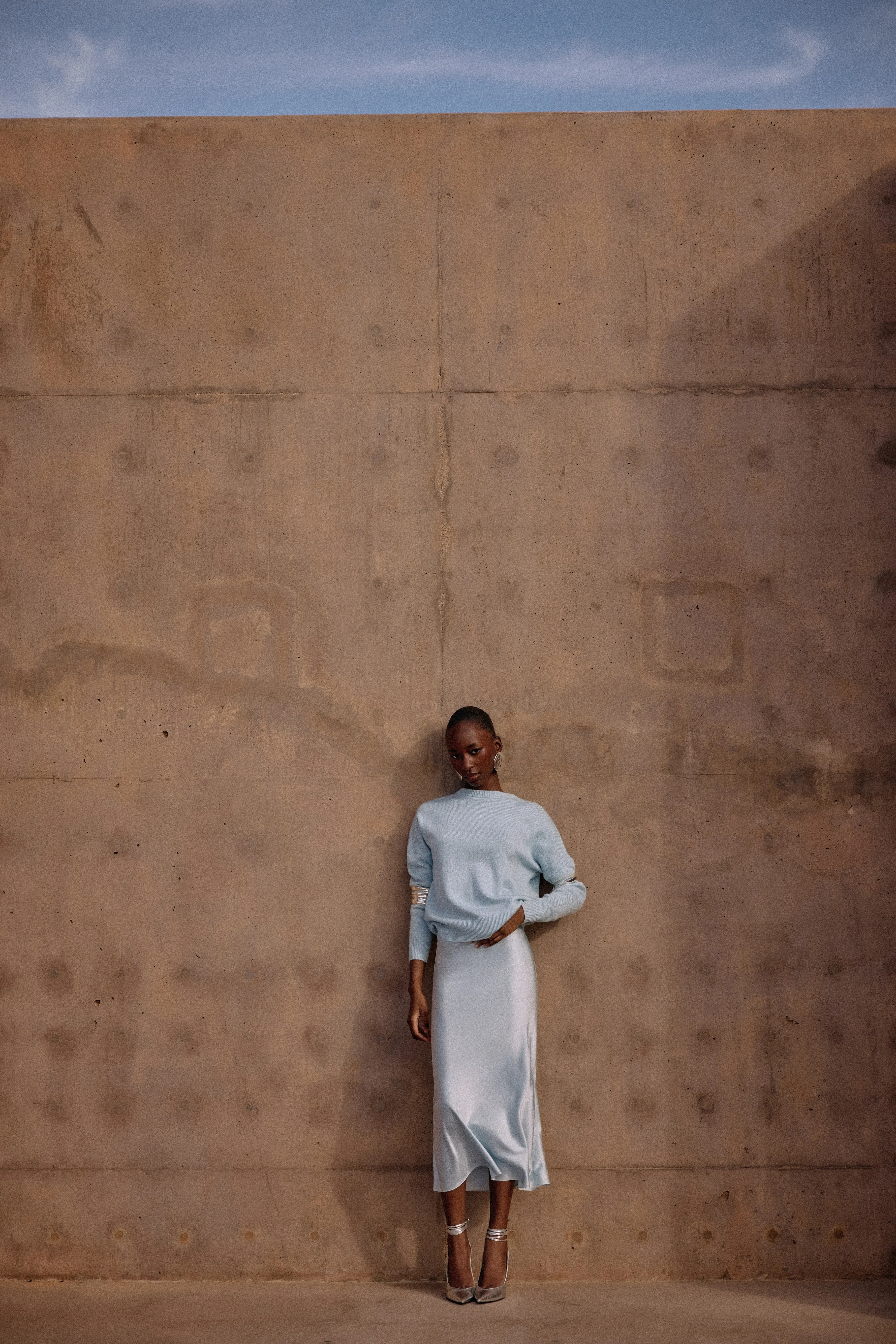 Lightweight Crewneck Sweater (Pale Blue) sold by SAME product image thumbnail 3