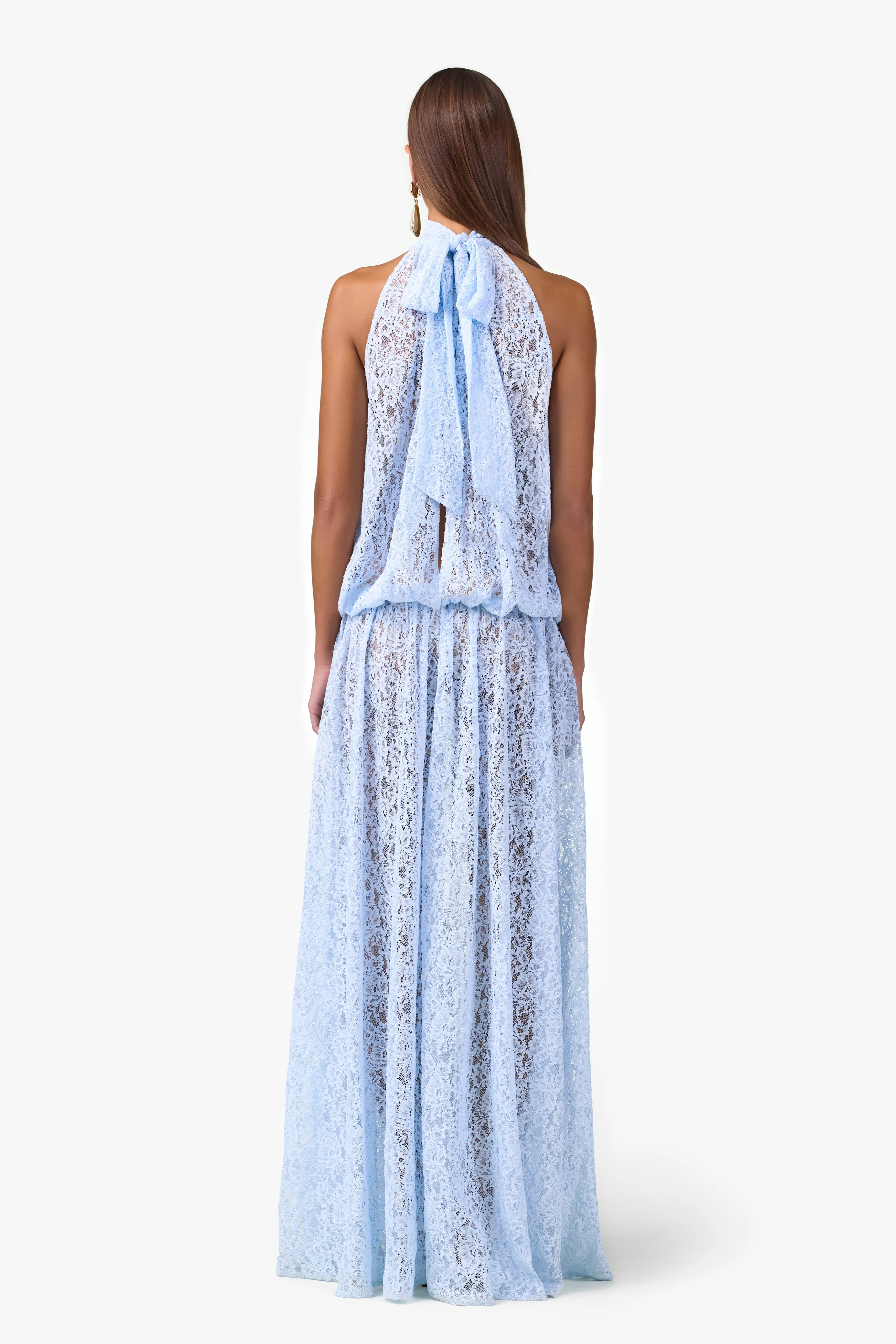 Drop Waist Lace Gown (Pale Blue) sold by SAME product image thumbnail 2