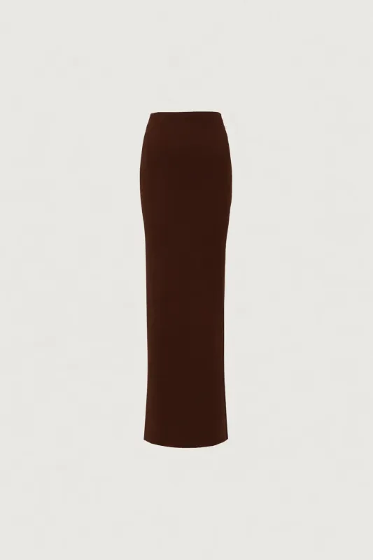 Maxi Skirt (Chocolate Brown) made by SAME
