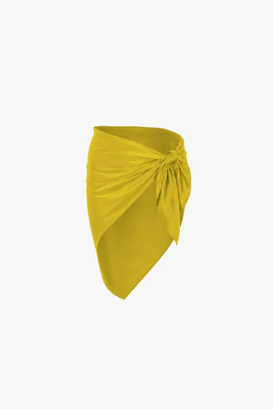 Silk Scarf (Chartreuse) made by SAME