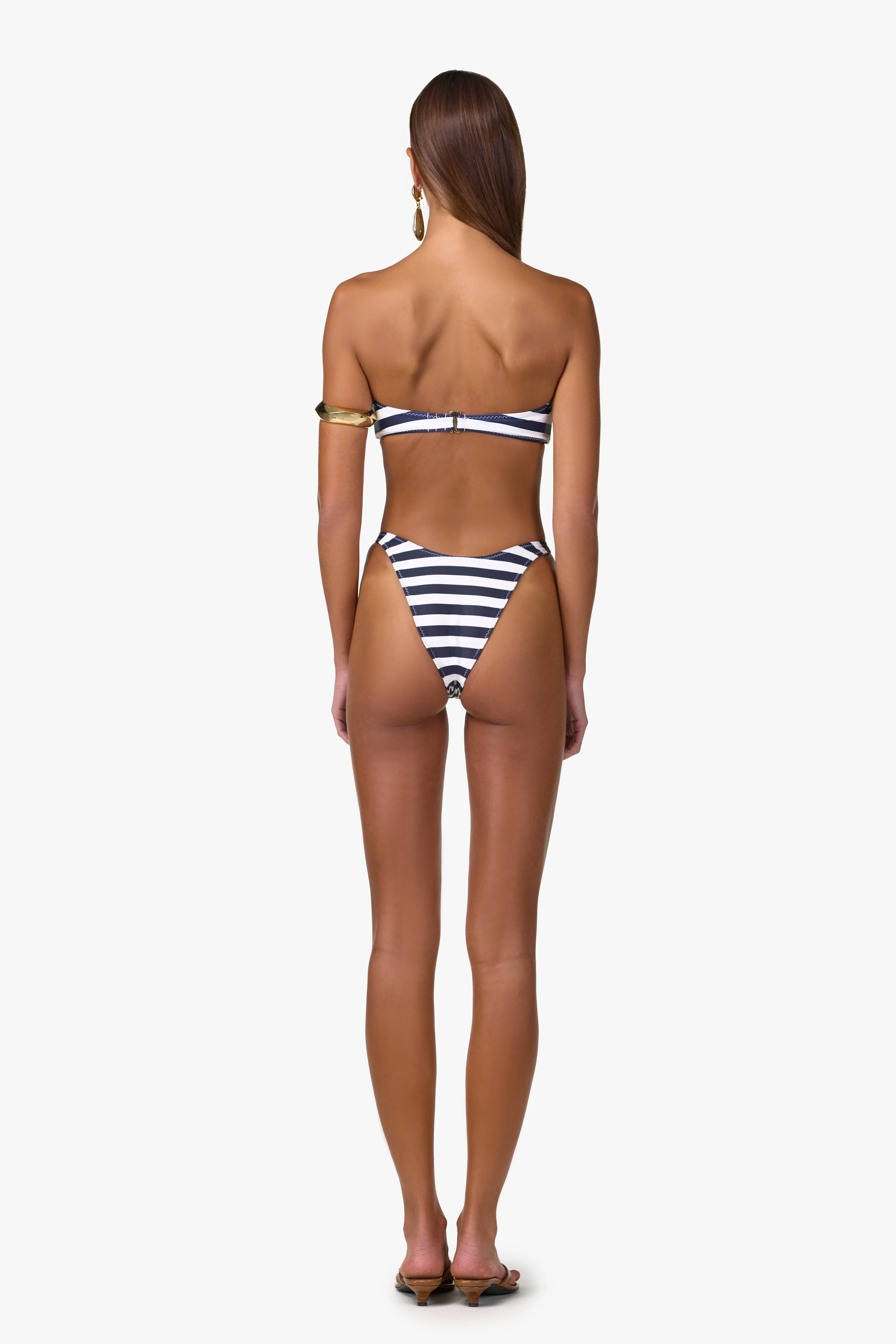 90s Bottom (Navy Cream Stripe) sold by SAME product image thumbnail 5