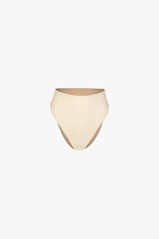High Rise Bottom (Faux Suede Cream) made by SAME