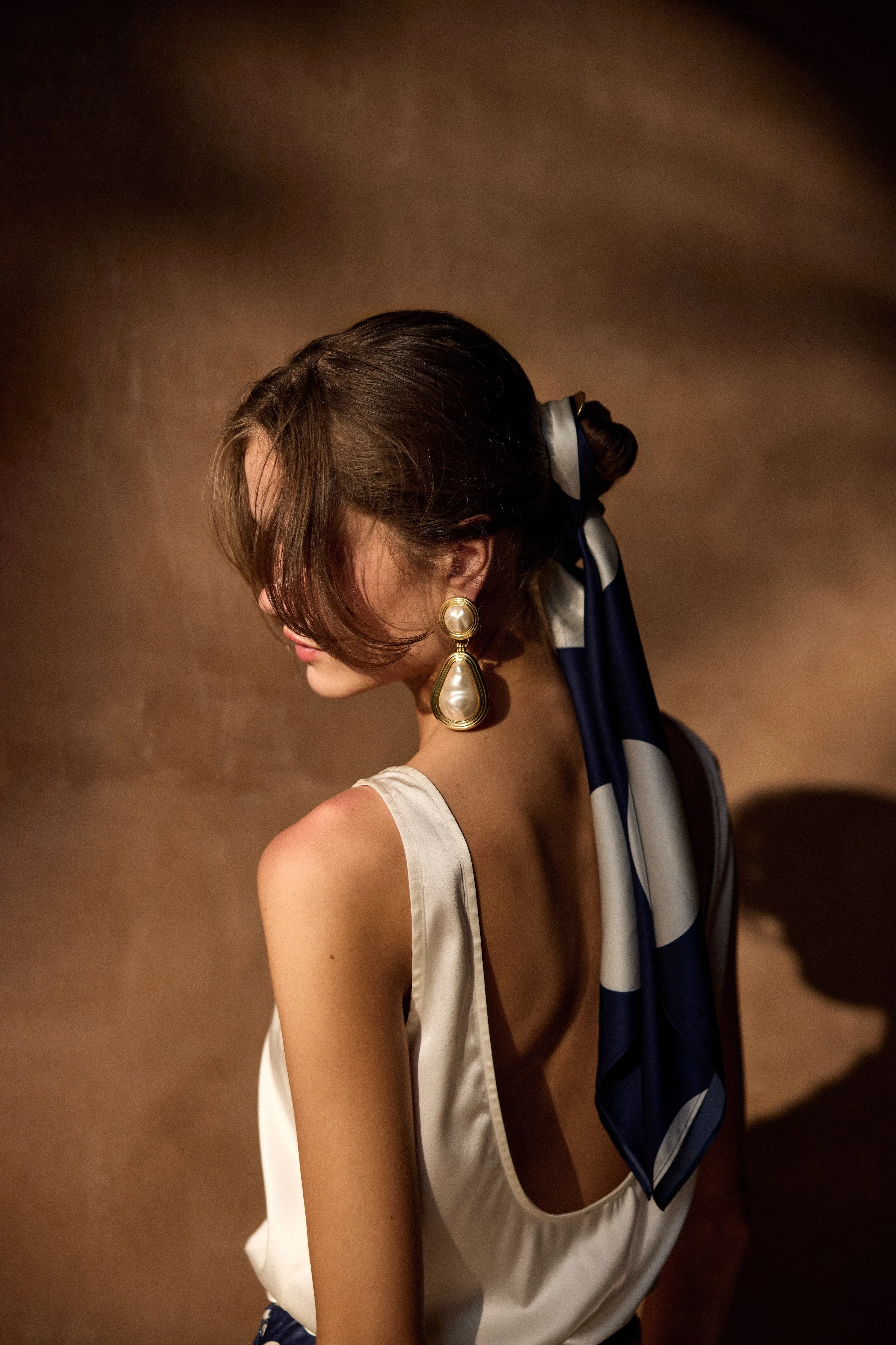 Pearl Drop Earring (Gold) sold by SAME product image thumbnail 3