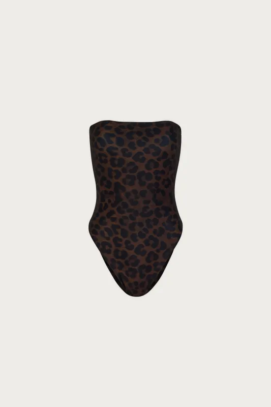 Strapless One Piece (Cheetah) made by SAME