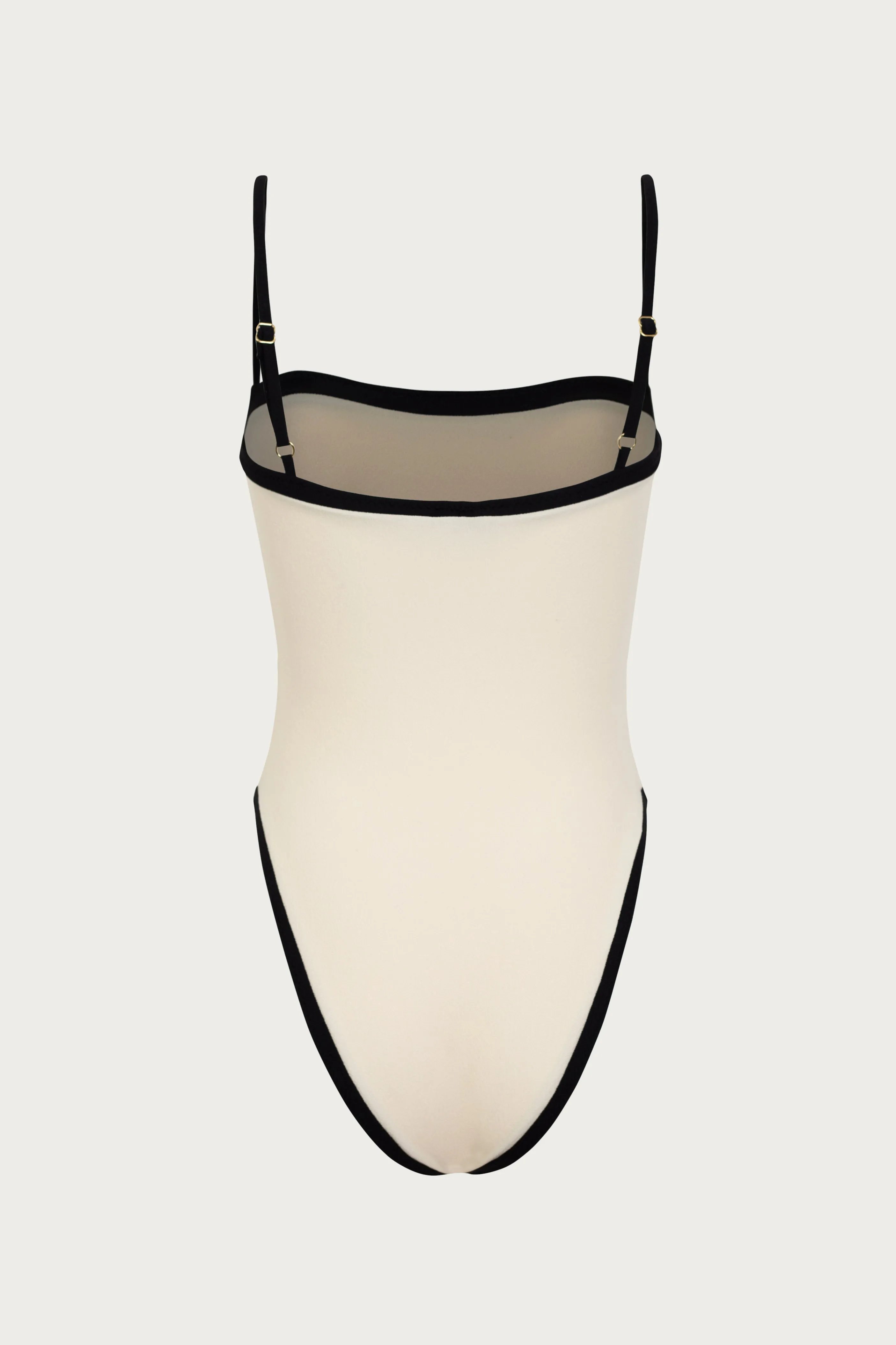Colorblock One Piece (Faux Suede Cream/Black) sold by SAME product image thumbnail 5