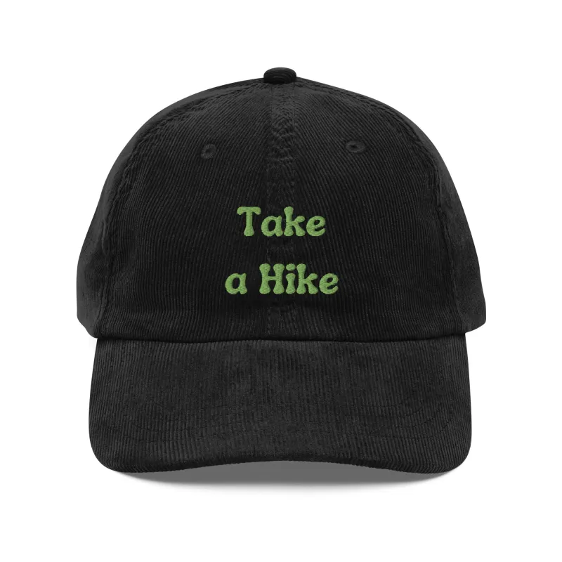 Take a Hike Vintage Corduroy Hat sold by Wander Trails