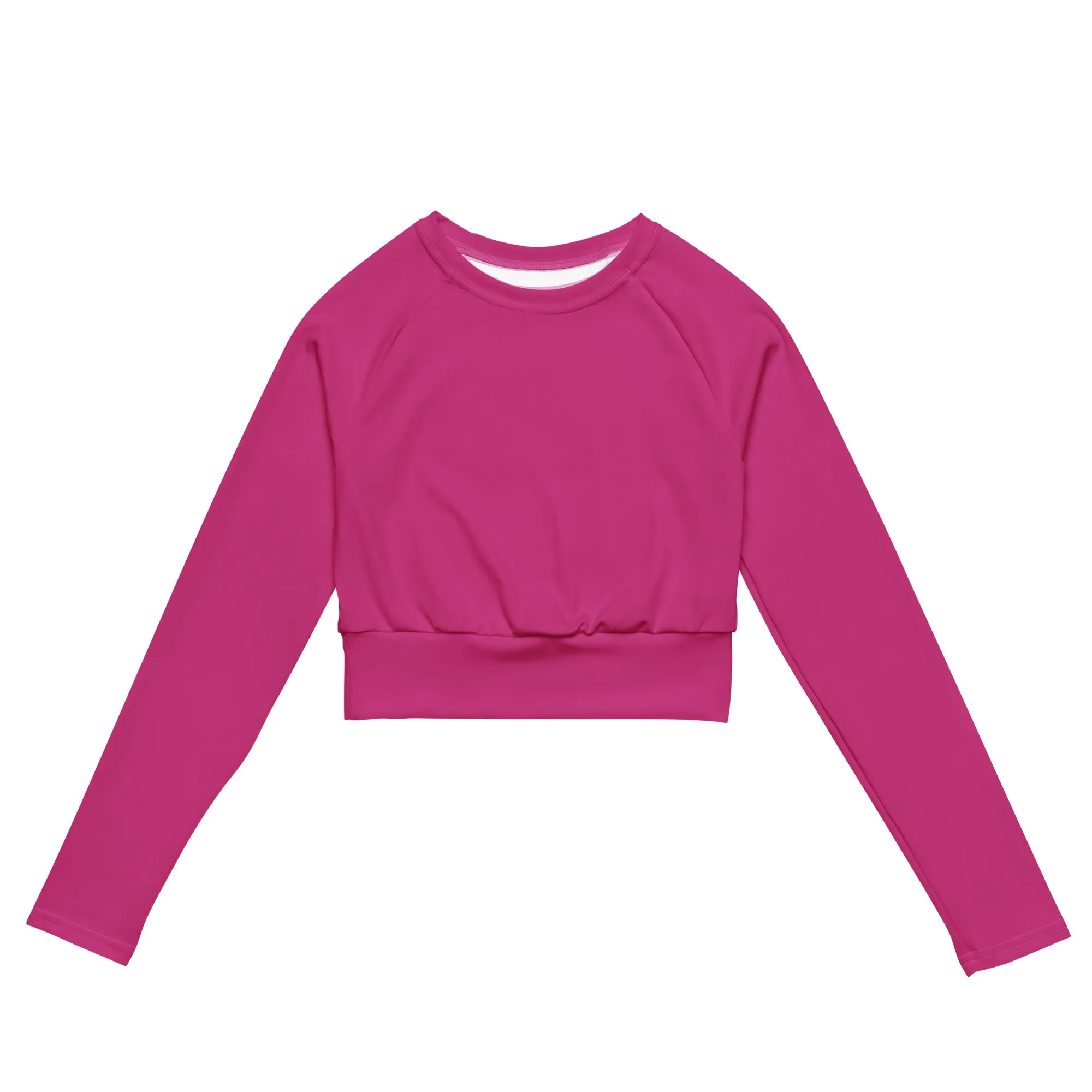 Pink Long Sleeve crop Top sold by Wander Trails
