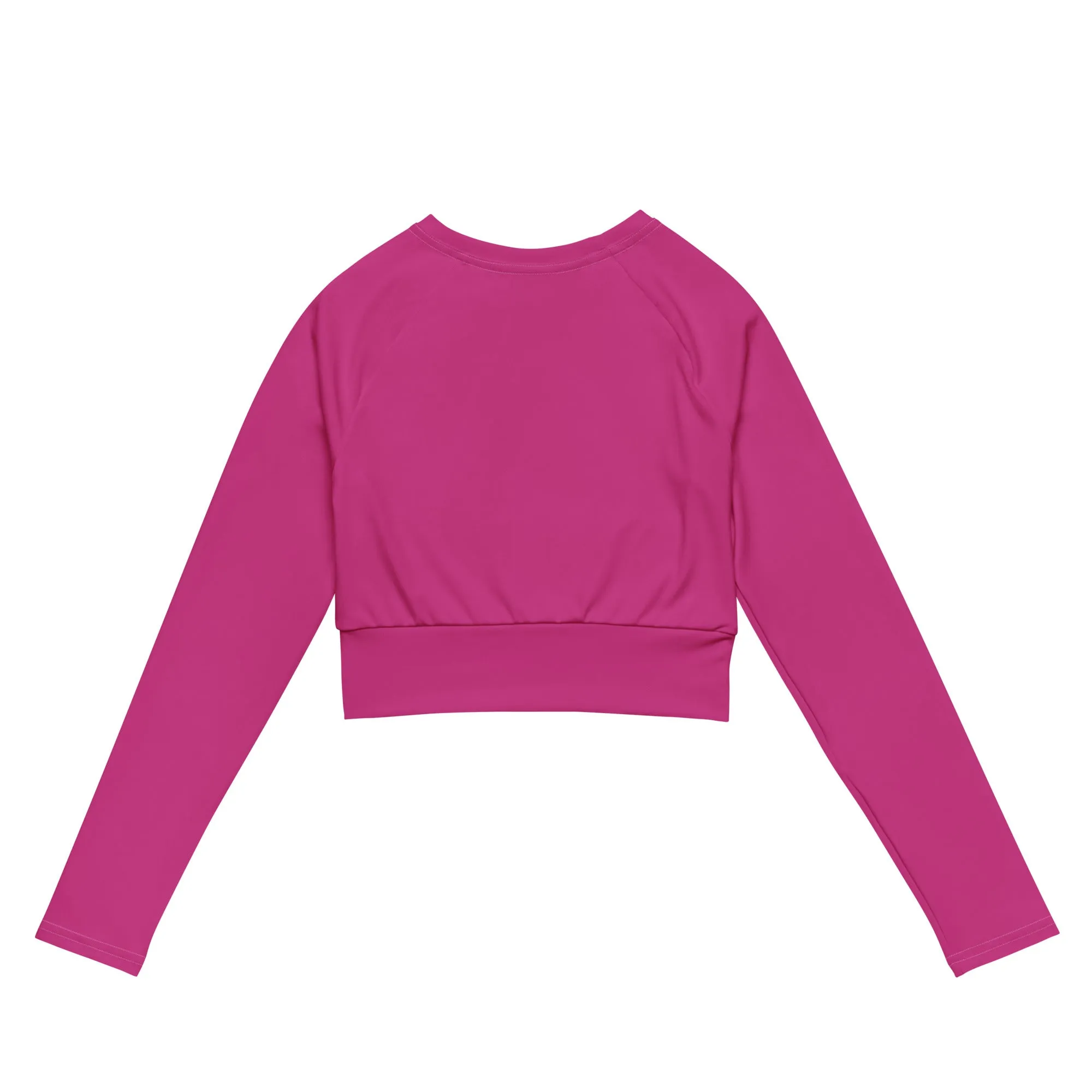 Pink Long Sleeve crop Top sold by Wander Trails product image thumbnail 3