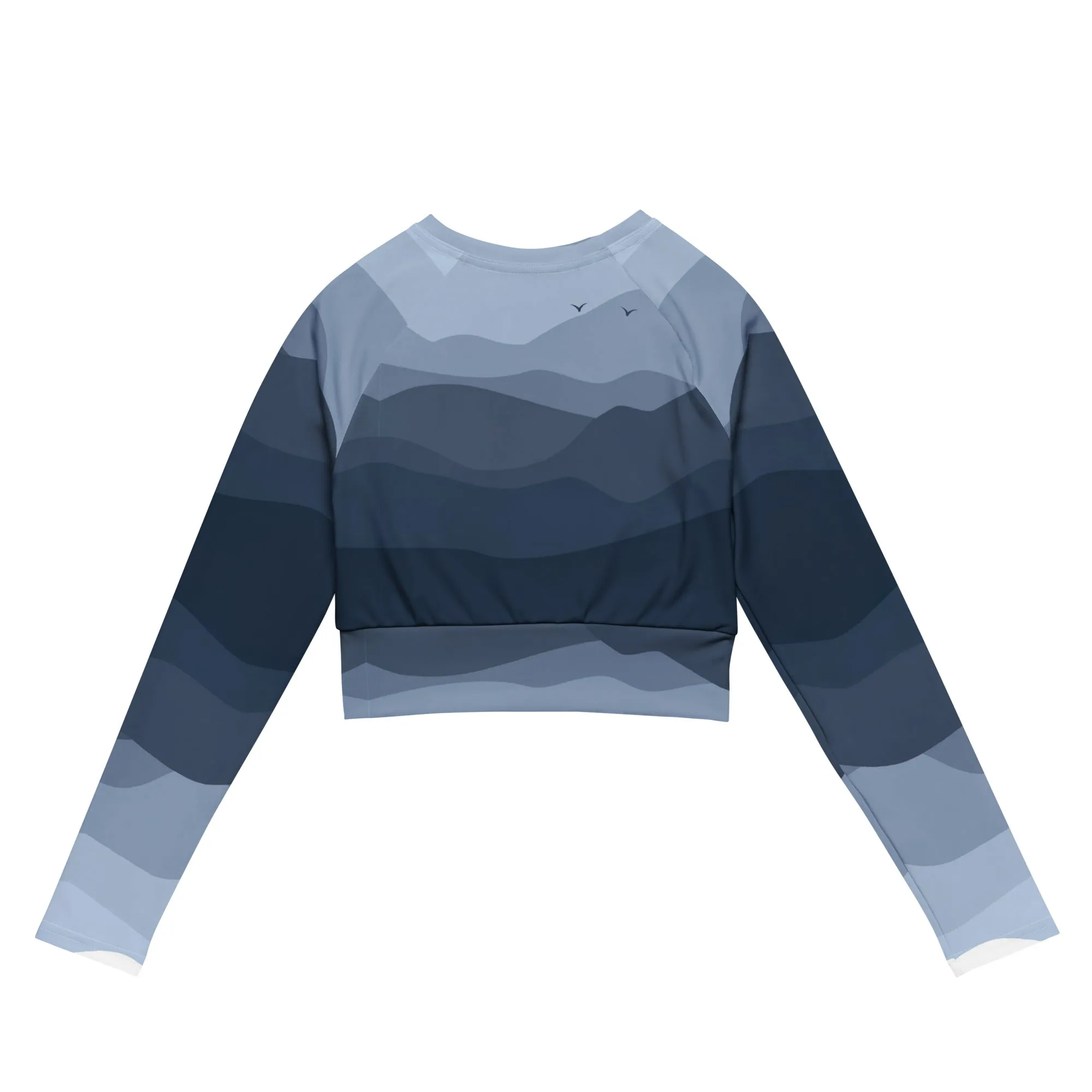 Blue Hour Mountains Crop Top sold by Wander Trails product image thumbnail 3