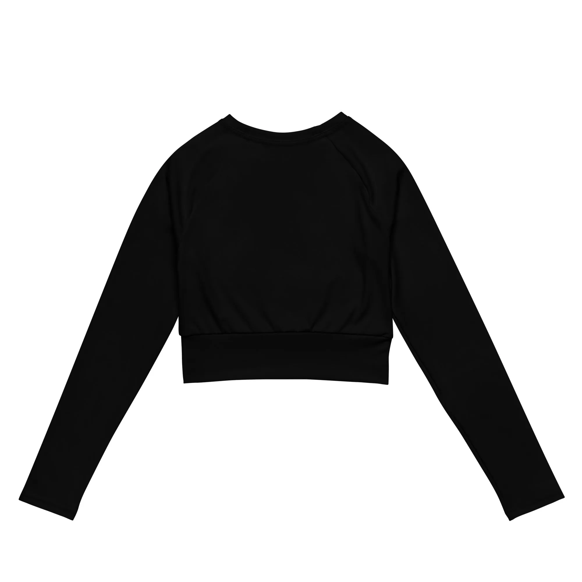 Black Long Sleeve Crop Top sold by Wander Trails product image thumbnail 4