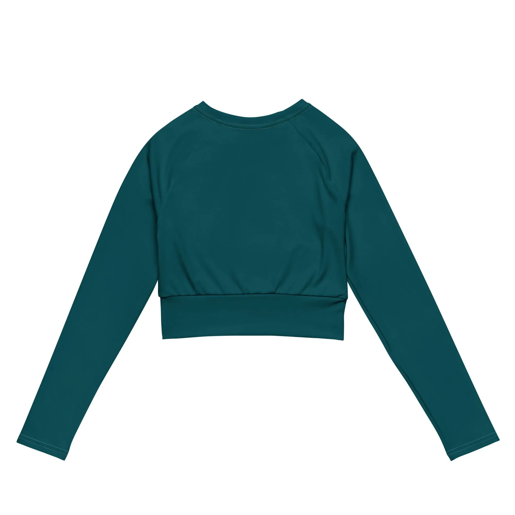 Forest Green Long Sleeve crop Top sold by Wander Trails product image thumbnail 4
