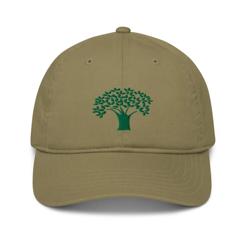 Green Tree Organic Dad Hat made by Wander Trails
