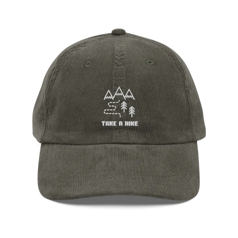Take a Hike Vintage Corduroy Hat sold by Wander Trails