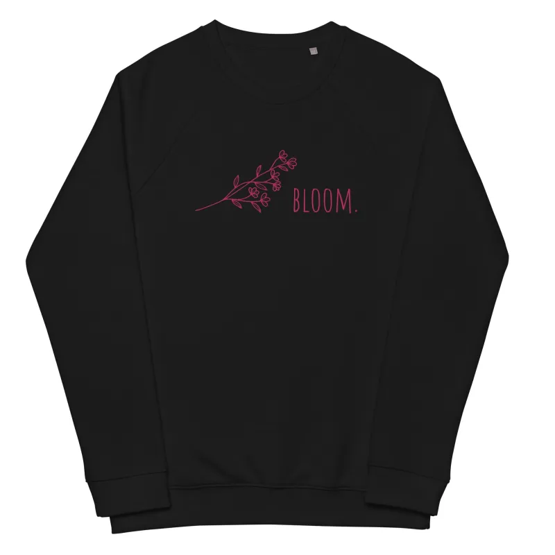 Bloom Organic Sweatshirt Embroidered sold by Wander Trails
