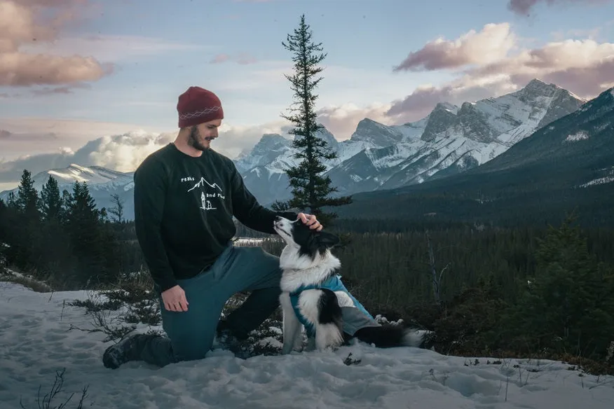 Peaks and Paws Unisex organic sweatshirt sold by Wander Trails product image thumbnail 3