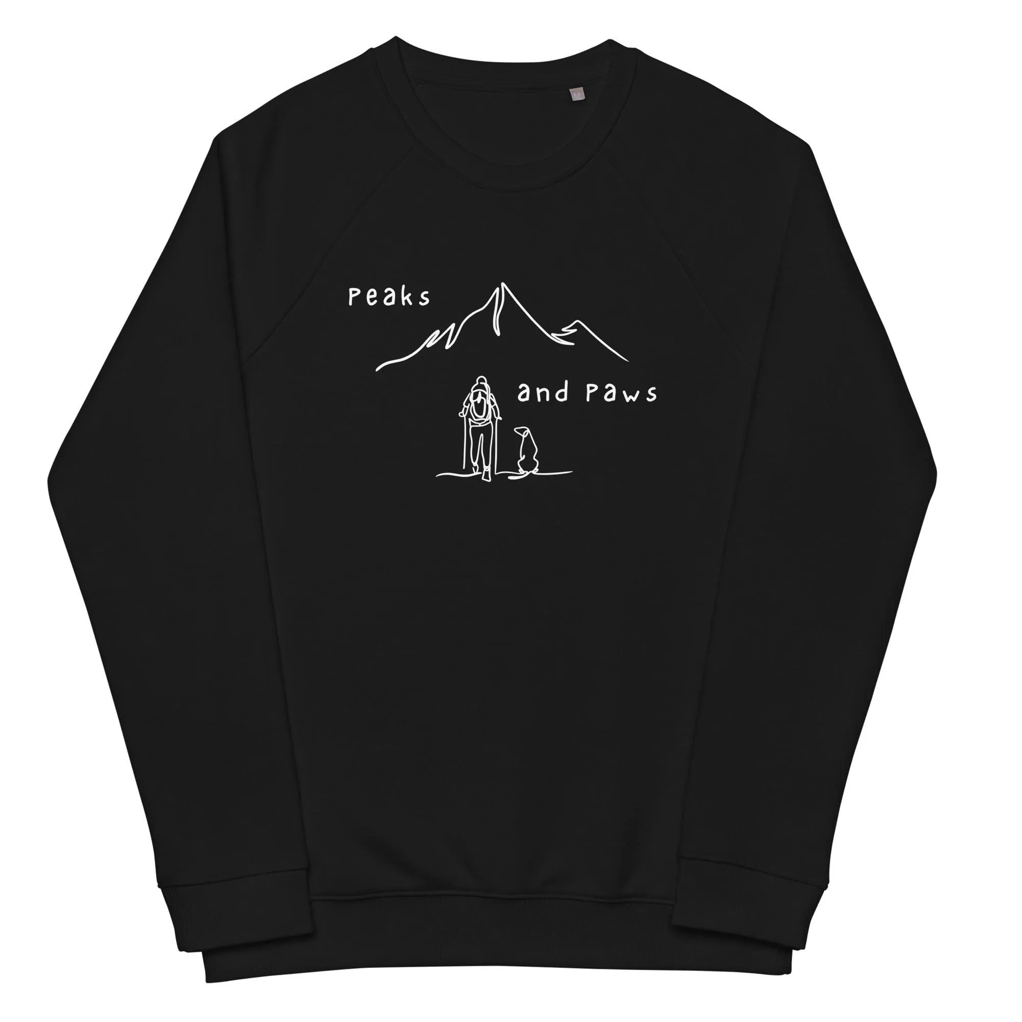 Peaks and Paws Unisex organic sweatshirt sold by Wander Trails product image thumbnail 5