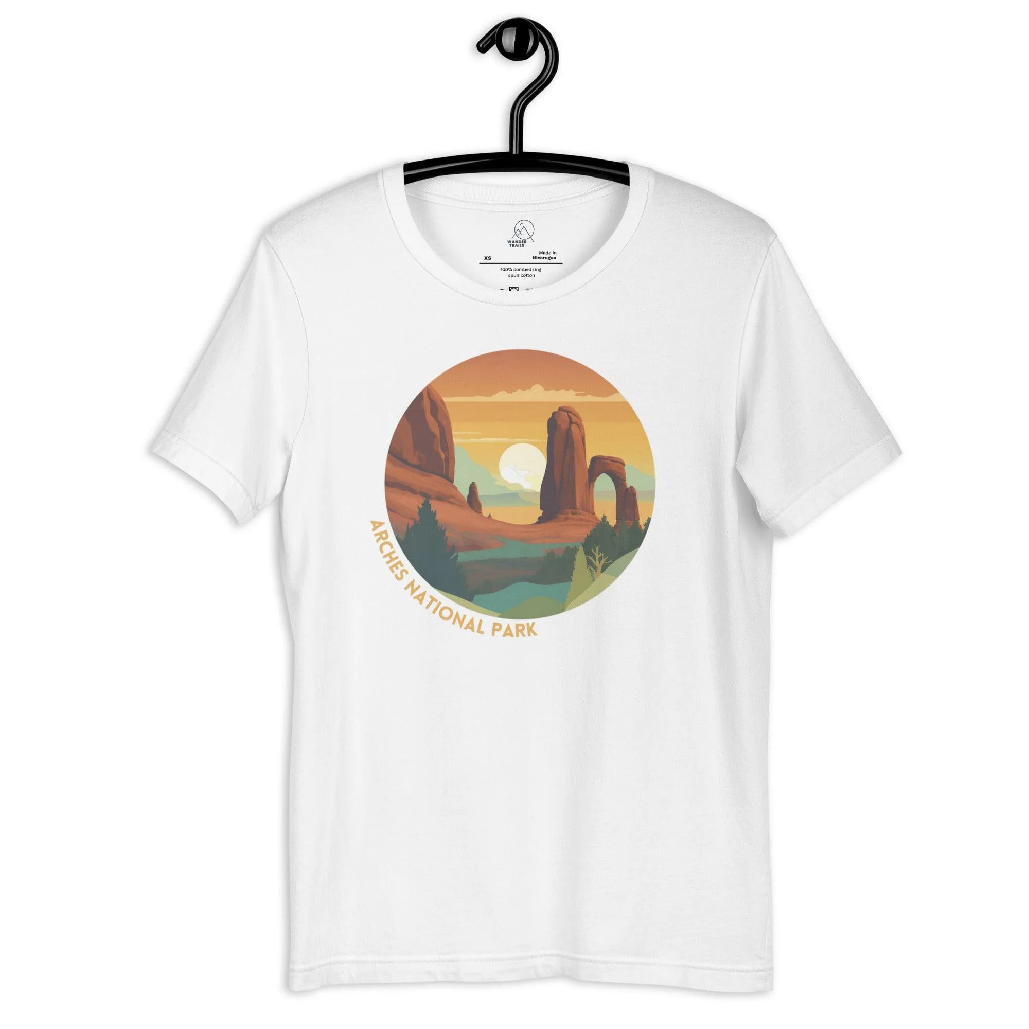 Arches National Park Unisex T-shirt sold by Wander Trails product image thumbnail 4