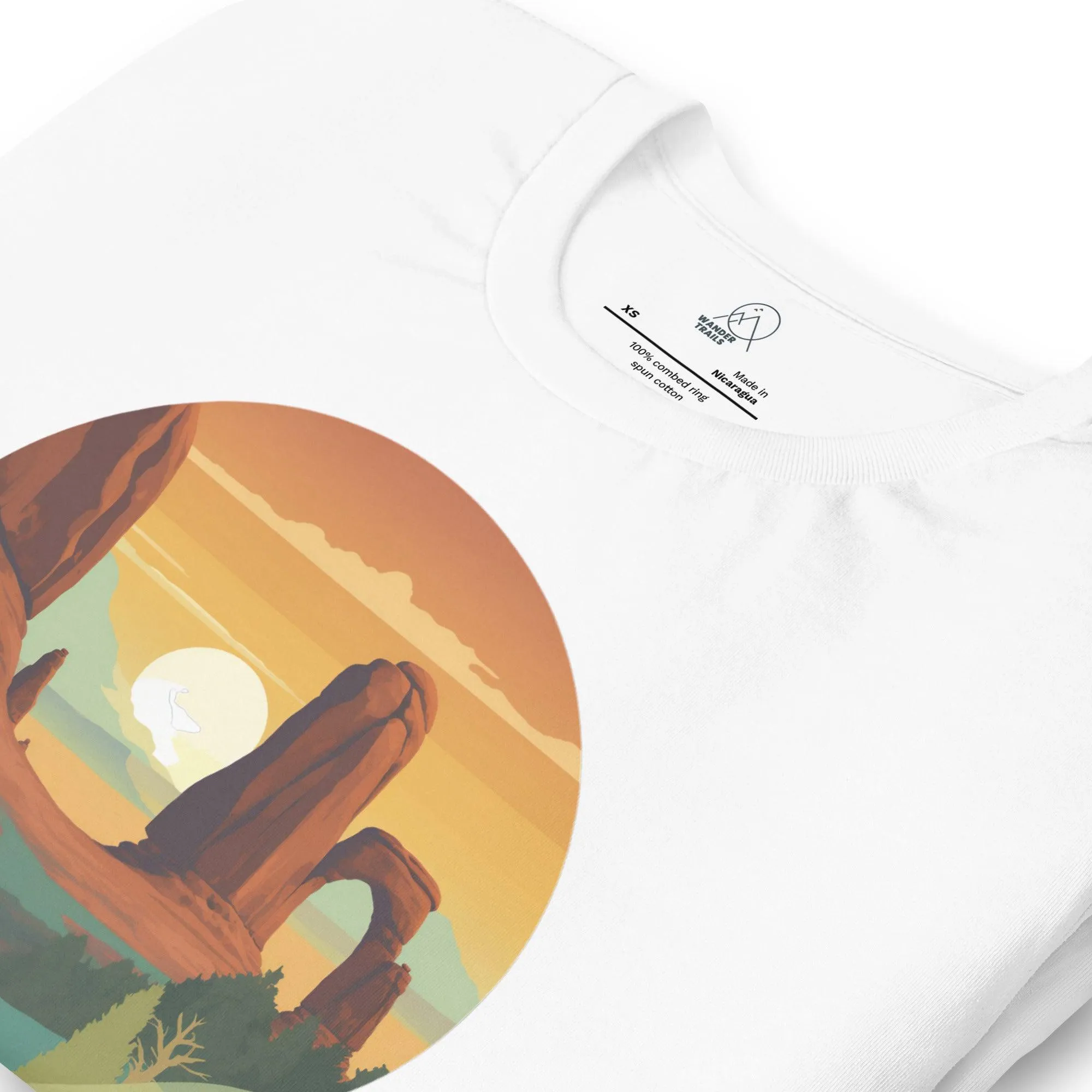 Arches National Park Unisex T-shirt sold by Wander Trails product image thumbnail 2
