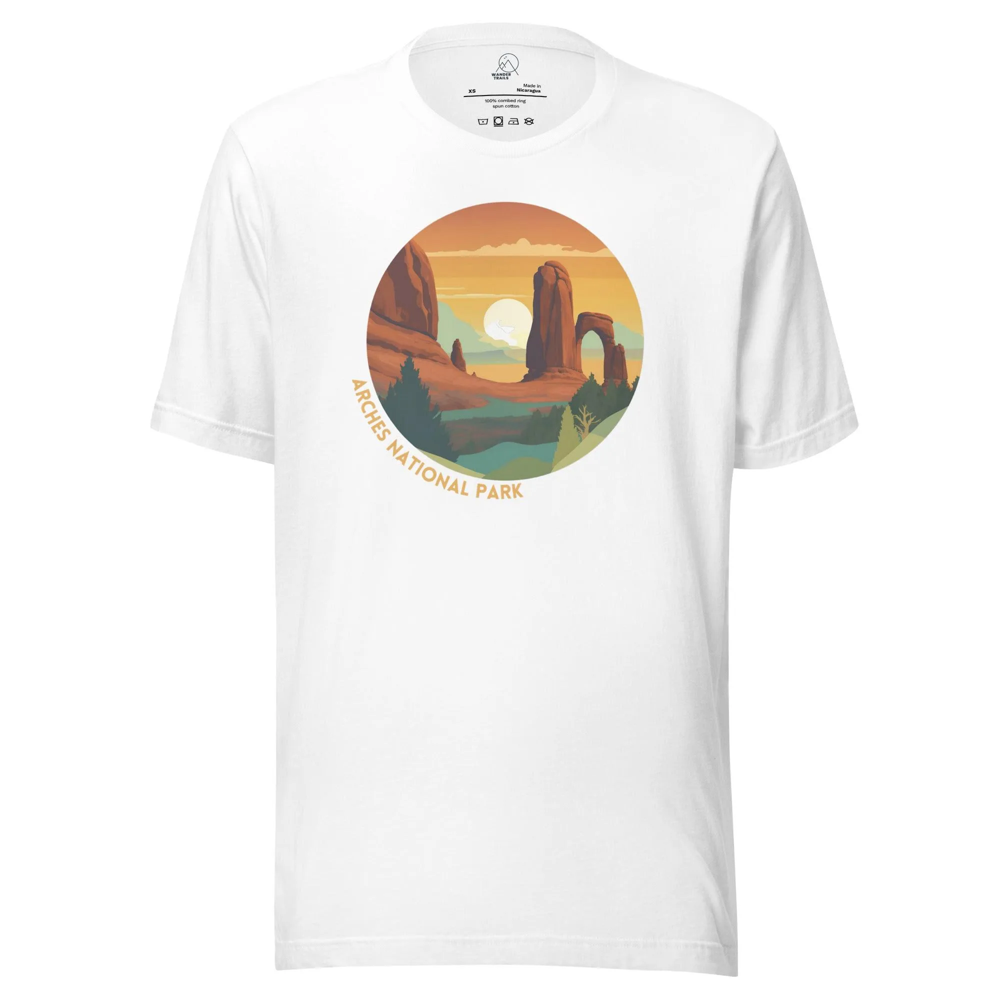 Arches National Park Unisex T-shirt sold by Wander Trails product image thumbnail 3