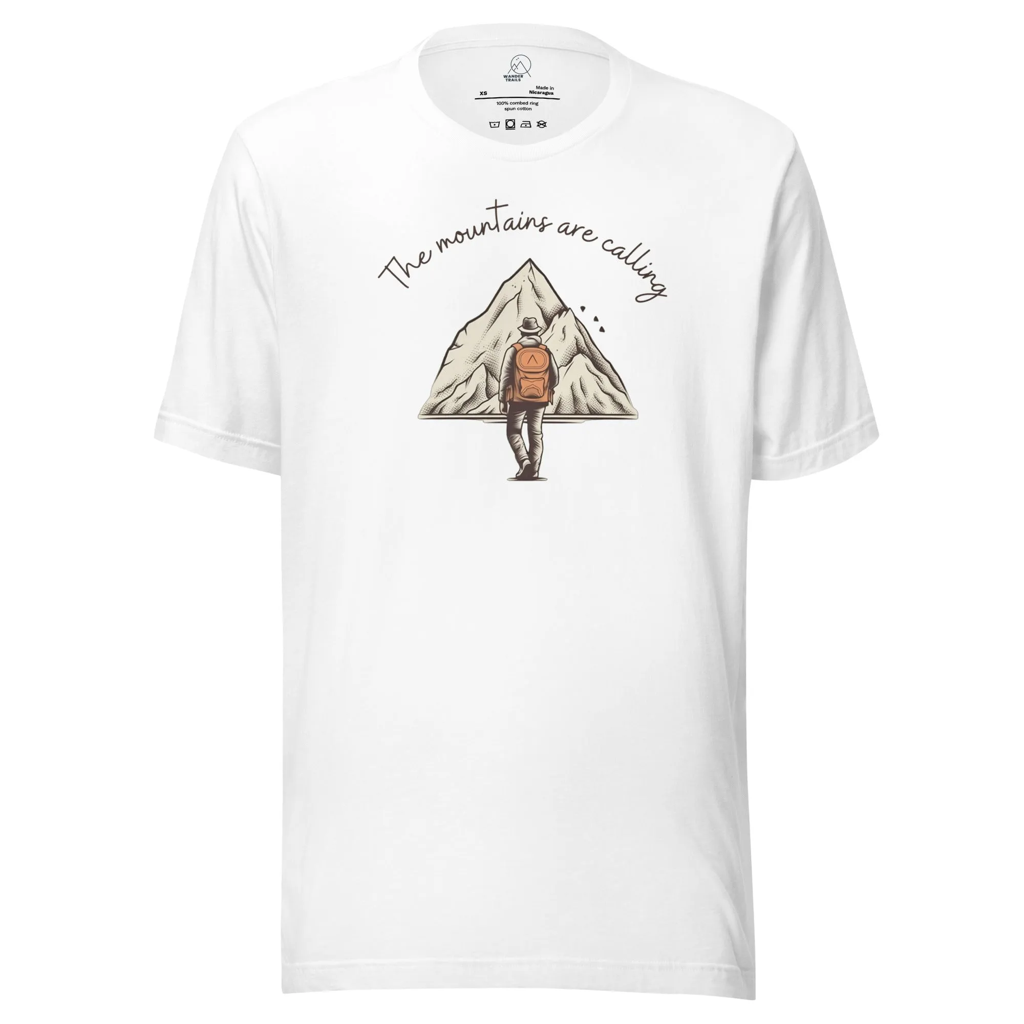 The Mountains are Calling Unisex T-shirt sold by Wander Trails product image thumbnail 3