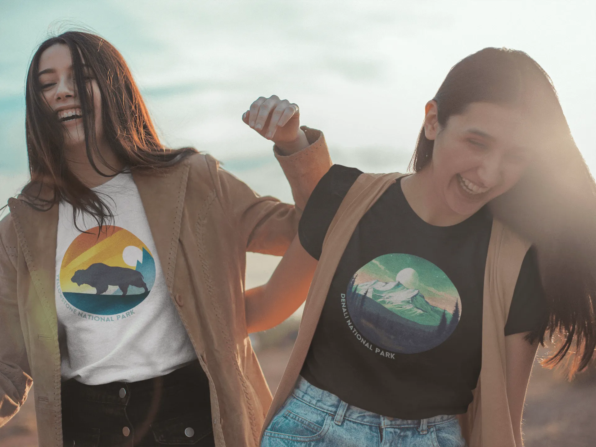 Yellowstone National Park Unisex T-shirt sold by Wander Trails product image thumbnail 3